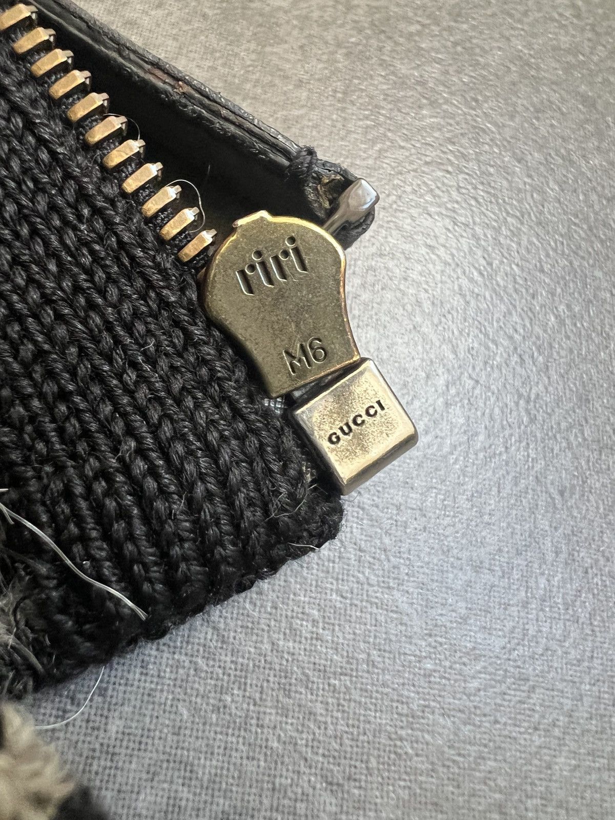Gucci Vintage Gucci Tom Ford era mohair alpaca wool zip cardigan Size US L / EU 52-54 / 3 - 11 Thumbnail