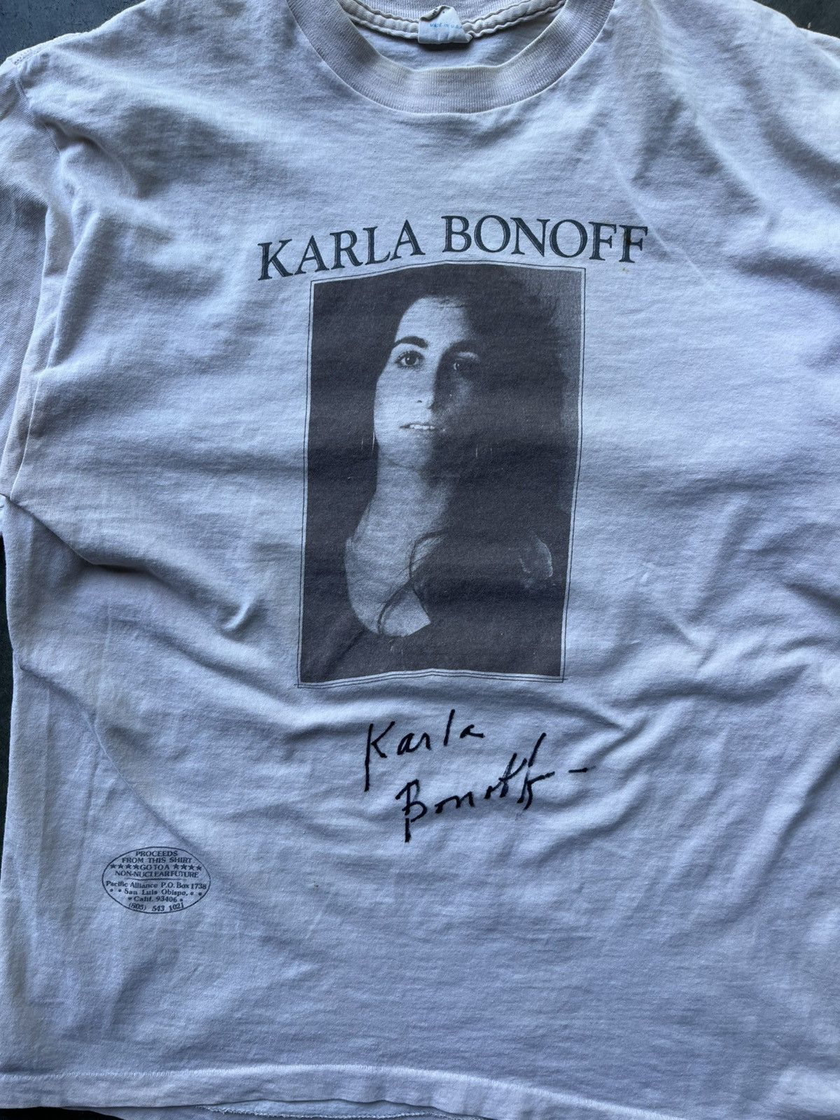 Vintage vintage 70 signed karla bonoff single stitch tee Size US L / EU 52-54 / 3 - 2 Thumbnail