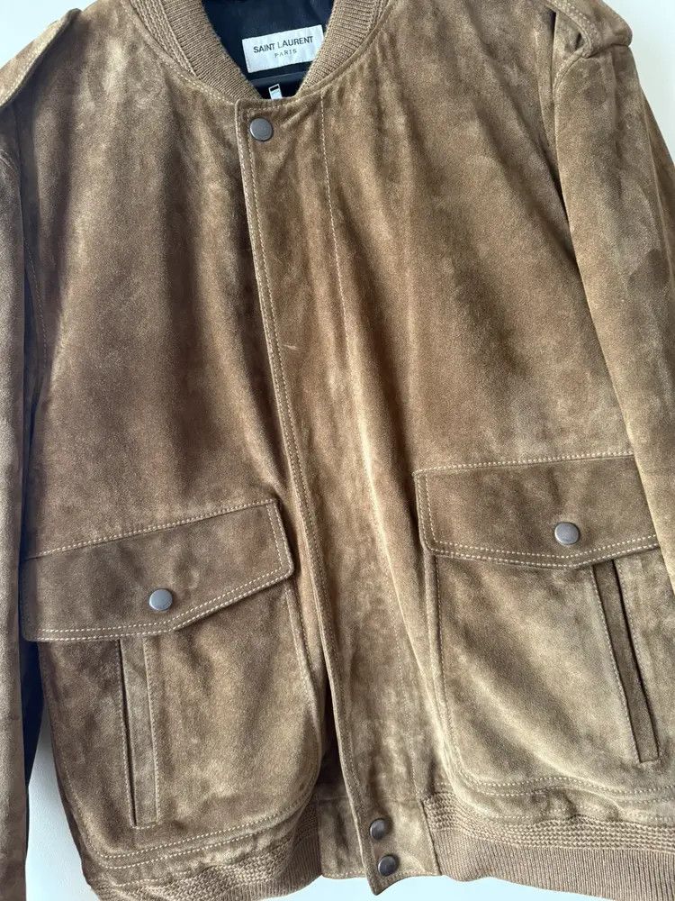 Saint Laurent Paris YSL Suede Teddy Jacket Size US XL / EU 56 / 4 - 3 Thumbnail