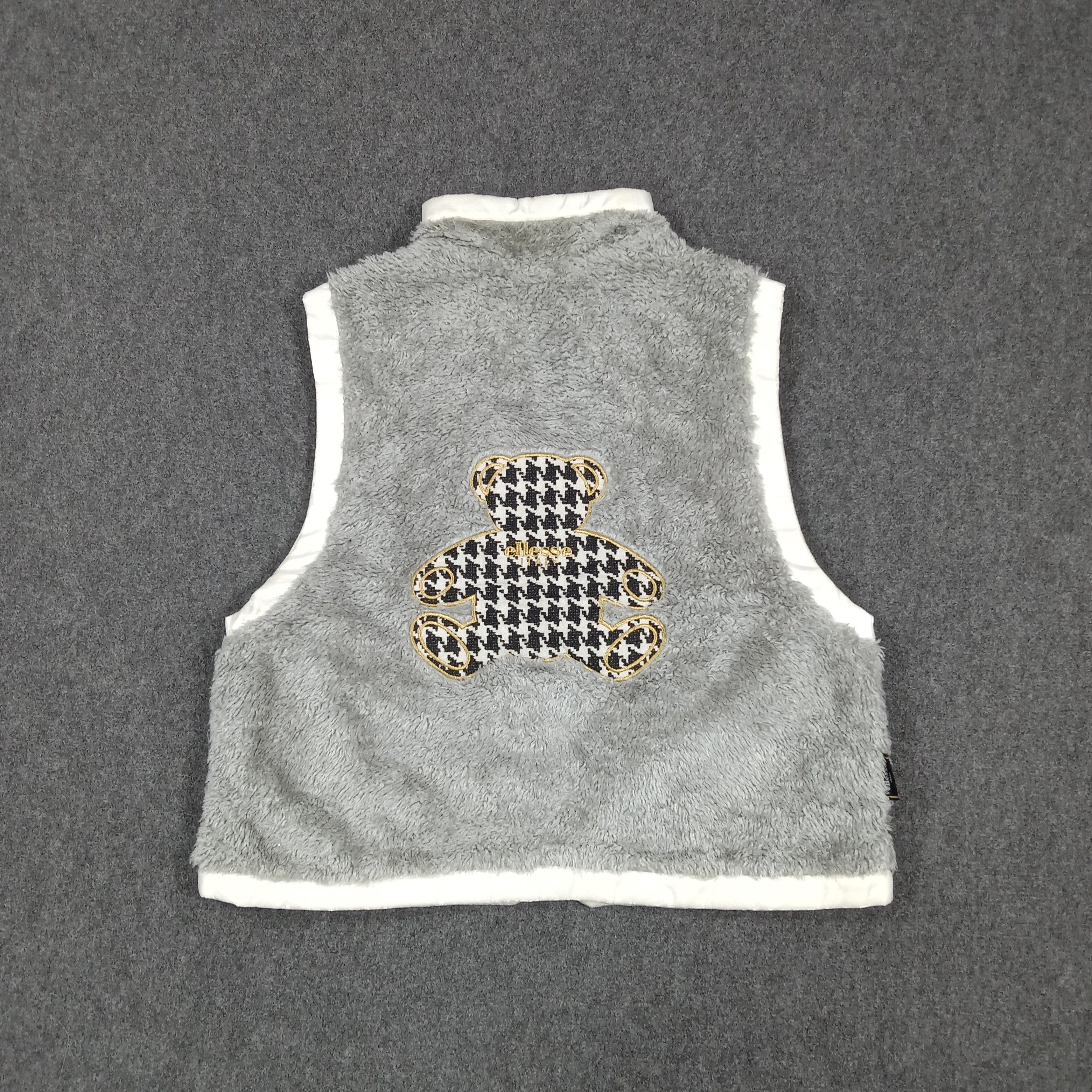 Ellesse Ellesse Reversible Fleece Vest Houndstooth C283N15 Size US L / EU 52-54 / 3 - 1 Thumbnail