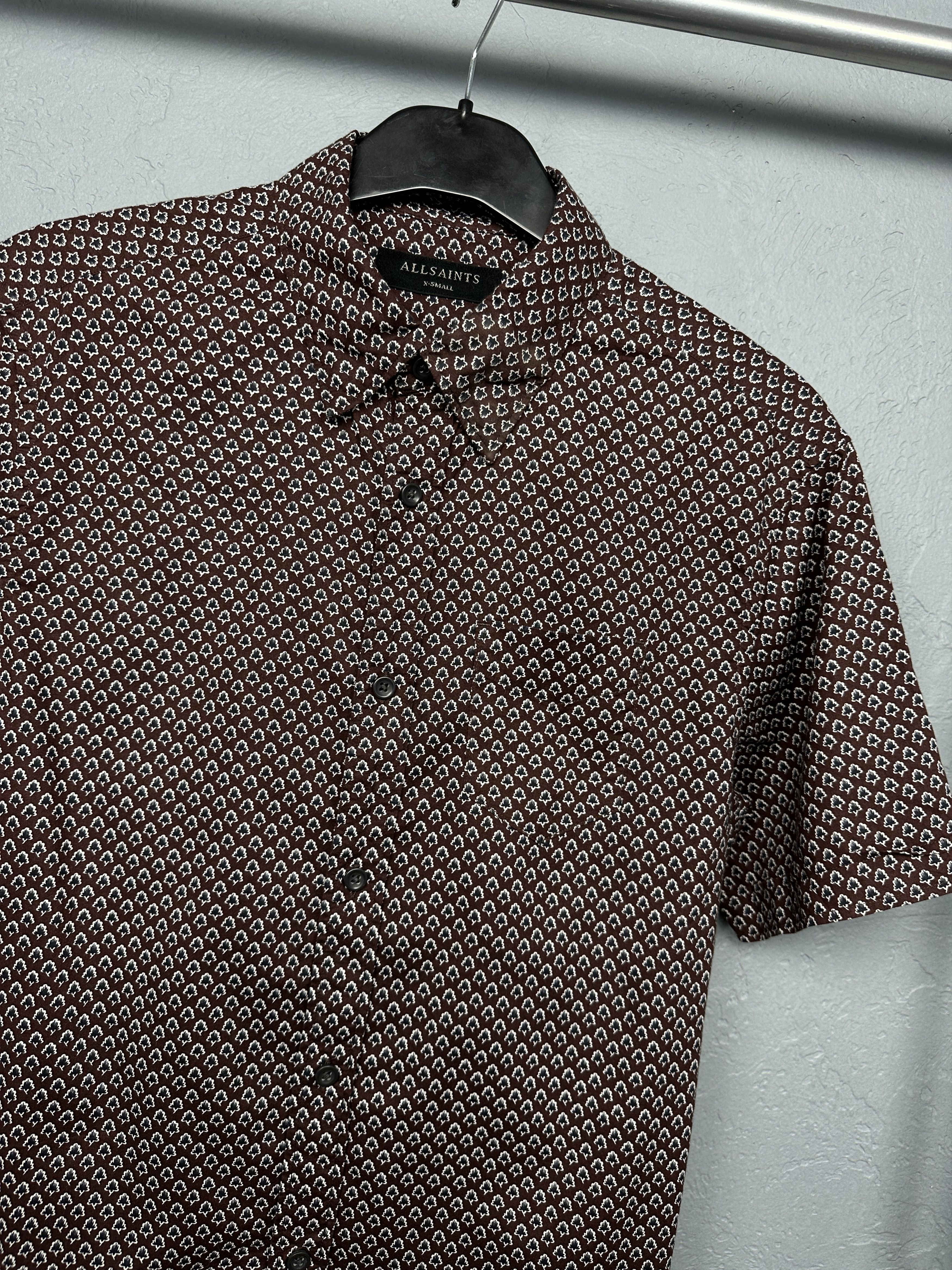 Allsaints Allsaints Mens Deaux Hawaiian Short Sleeve Shirt Size US XS / EU 42 / 0 - 2 Thumbnail