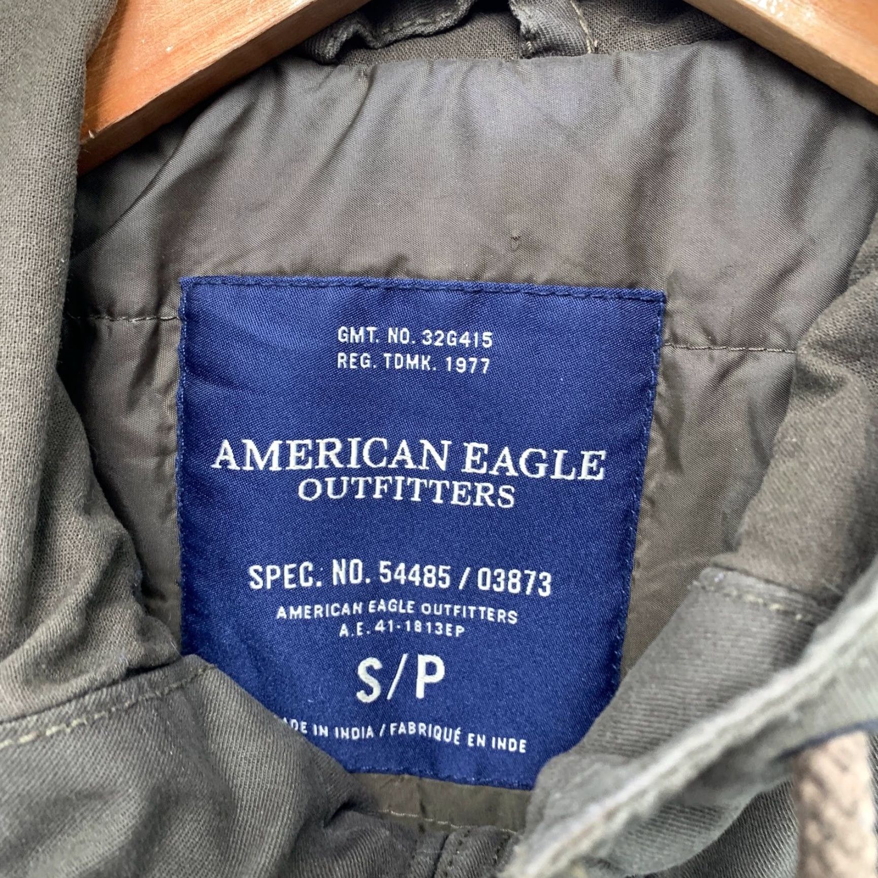 American Eagle Outfitters American Eagle Military Jacket Mens Small Green Unlined Army Field Coat Size US S / EU 44-46 / 1 - 5 Thumbnail