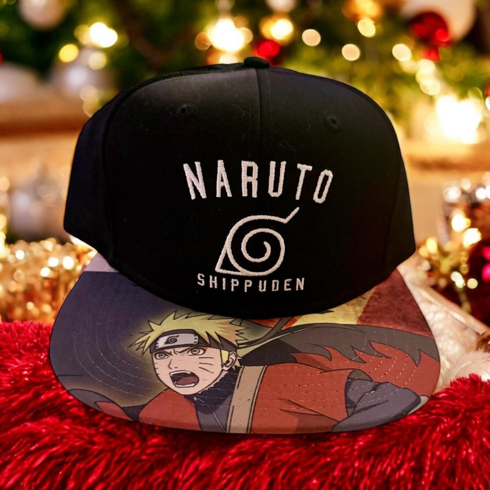 The Unbranded Brand Naruto Shippuden Hat Adjustable Snap-back Graphic Cap!! Size ONE SIZE - 1 Thumbnail