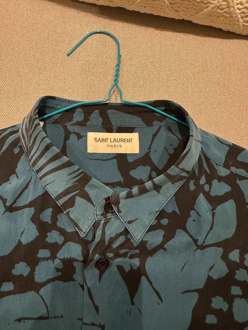 Saint Laurent Paris Saint Laurent Paris Saint Laurent Hawaiian Shirt for Summe Size US M / EU 48-50 / 2 - 2 Thumbnail