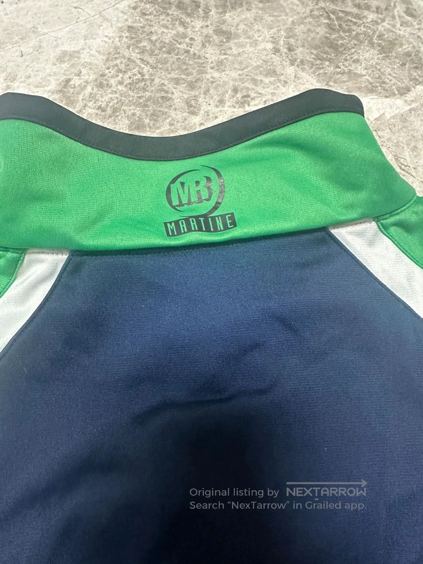 Martine Rose Green Colorblock Long Sleeve Quarter. Size US L / EU 52-54 / 3 - 2 Thumbnail
