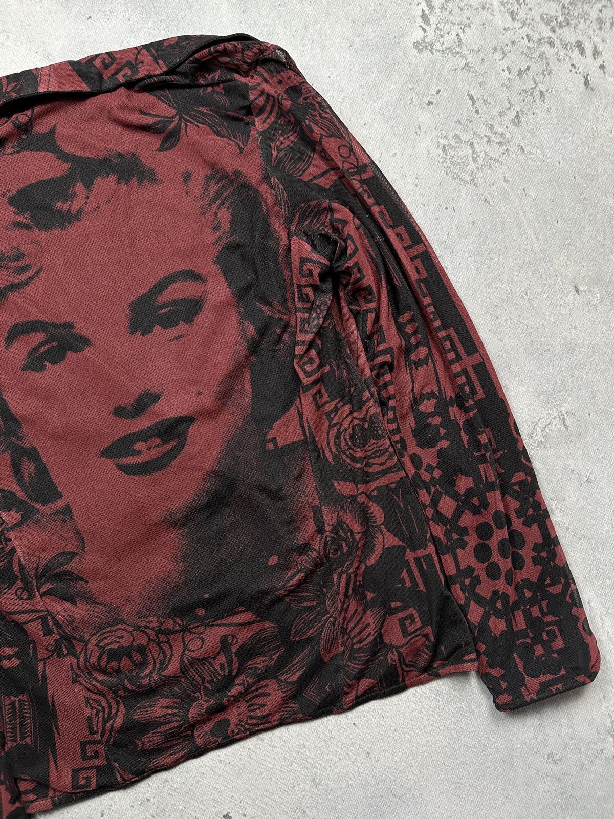 If Six Was Nine Desigual by Christian Lacroix mesh Merilyn Monroe Blazer 00s Size S / US 4 / IT 40 - 12 Thumbnail