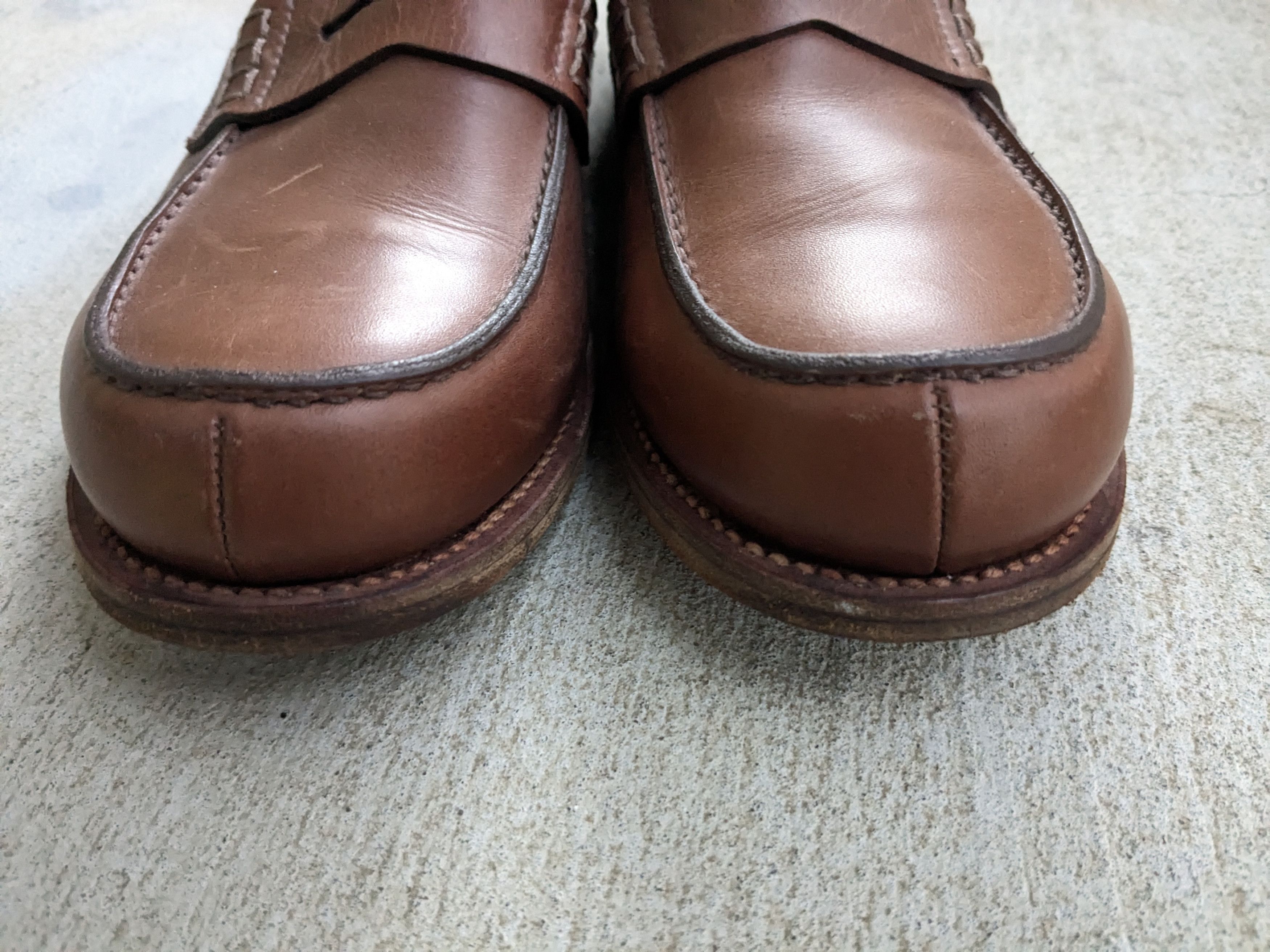 Prada Prada Penny Loafers Brown Leather 10 Slip Ons Italy Tan Size US 10 / EU 43 - 2 Thumbnail