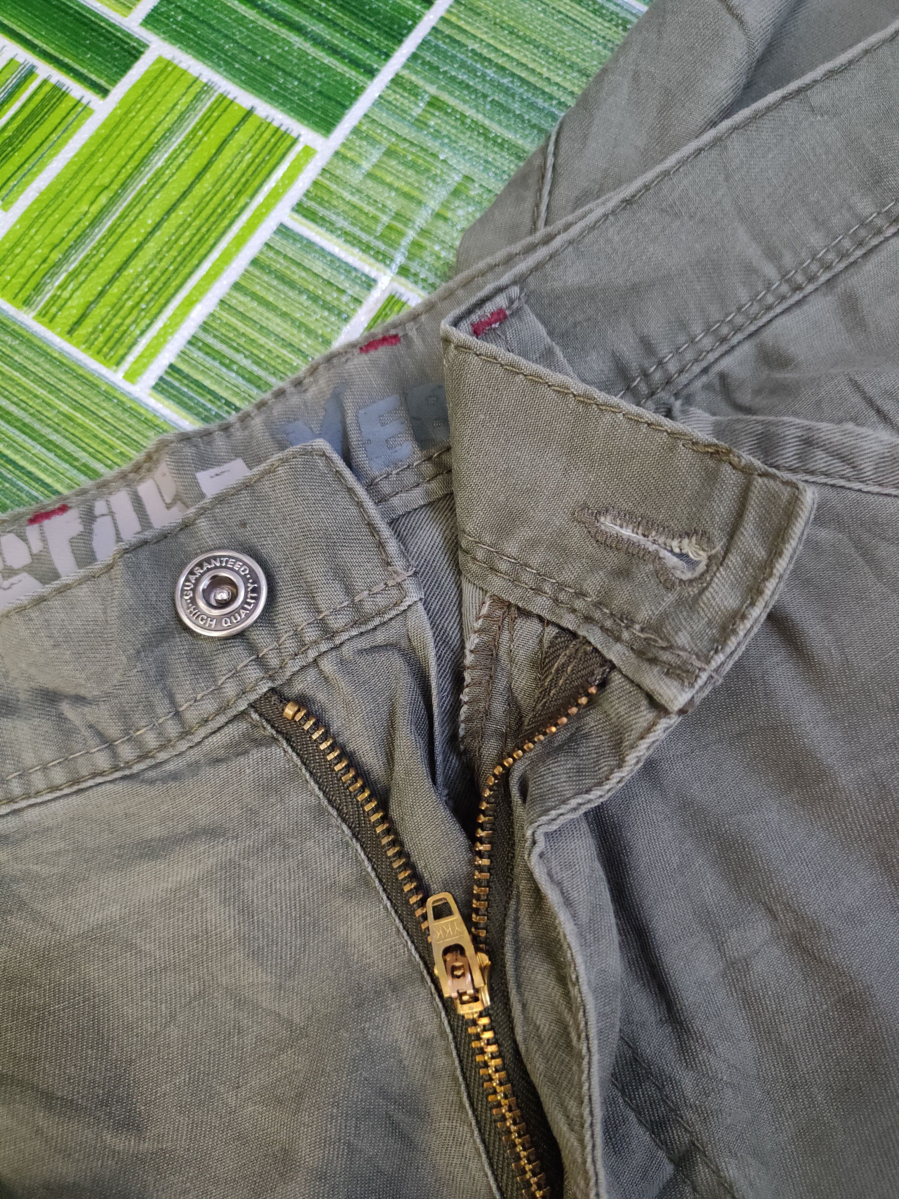 Japanese Brand Xebec Twist45 Green Multipocket Tactical Cargo Pants #S2429 Size US 36 / EU 52 - 14 Thumbnail