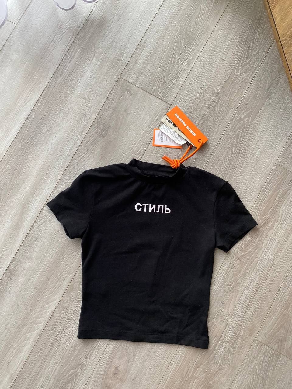 Heron Preston HERON PRESTON CROPPED BLACK СТИЛЬ PRINTED SKULL TEE Size XS / US 0-2 / IT 36-38 - 5 Thumbnail