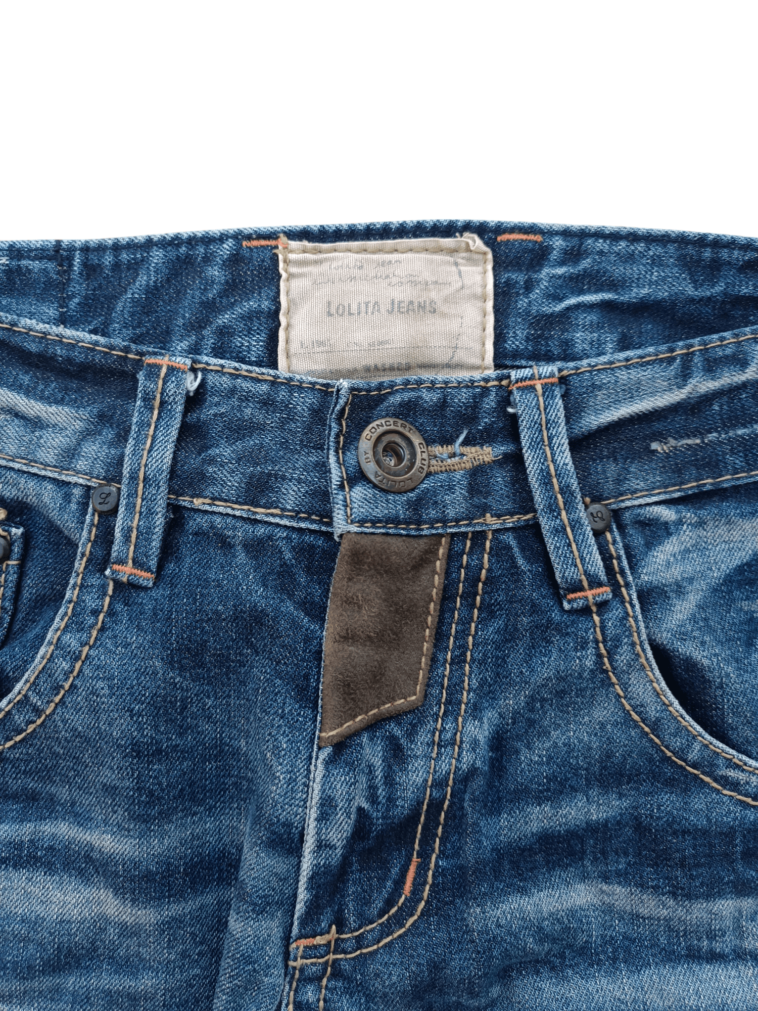 Japanese Brand Lolita 79 Jeans Distress Faded Blue Denim Size US 30 / EU 46 - 9 Thumbnail