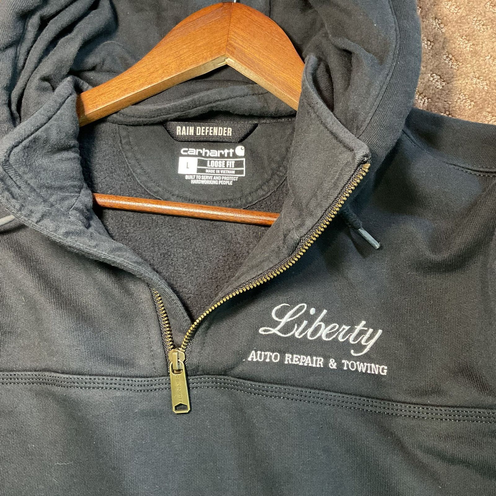 Carhartt 🔧 Carhartt Liberty Auto Repair Hoodie – With Size L Size US L / EU 52-54 / 3 - 3 Thumbnail