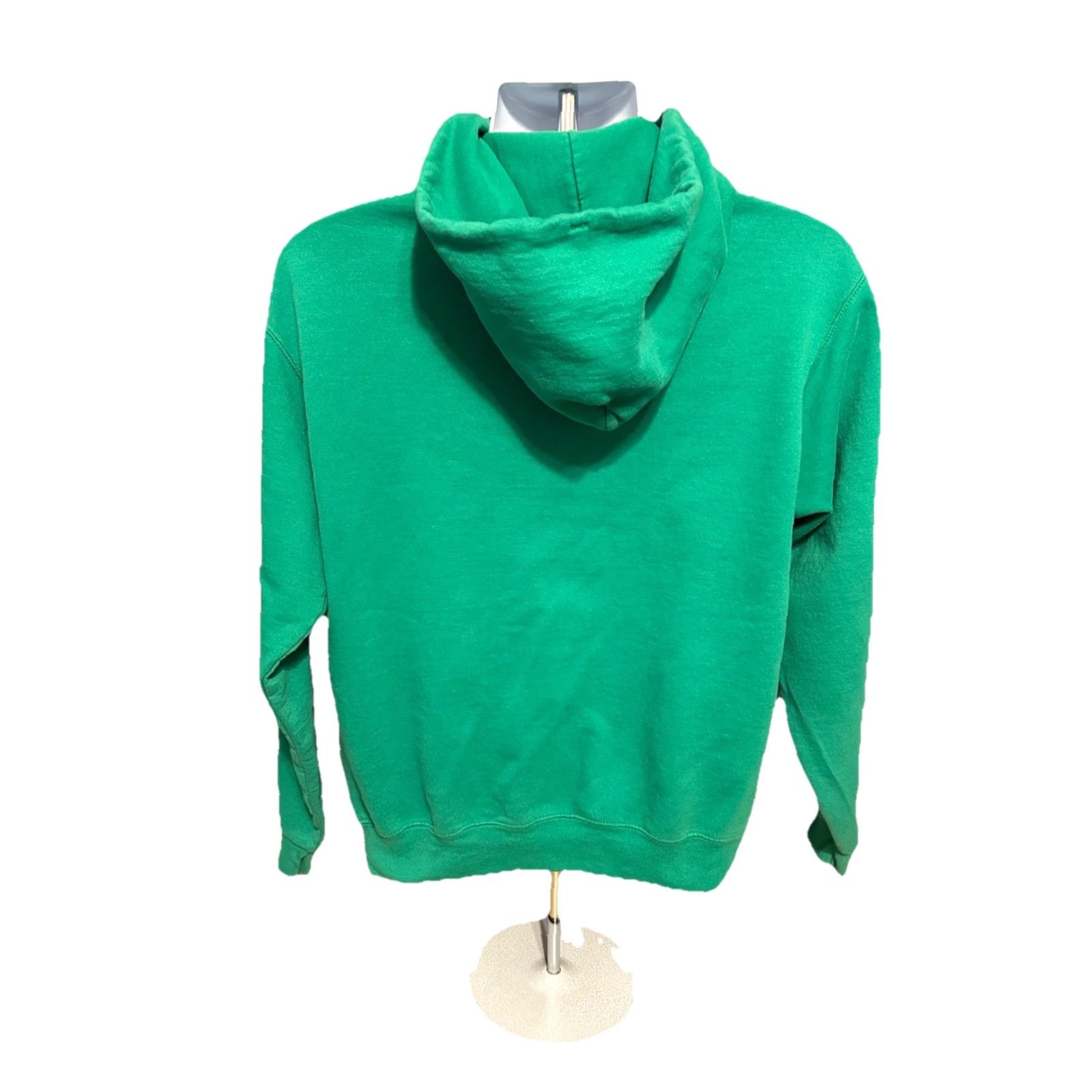 Champion VTG Notre Dame Fighting Irish Champion Hoodie Adult Medium Green Chest Graphic Pullover Hooded Pocket NCAAF Unisex Mens Womens Size US M / EU 48-50 / 2 - 3 Thumbnail