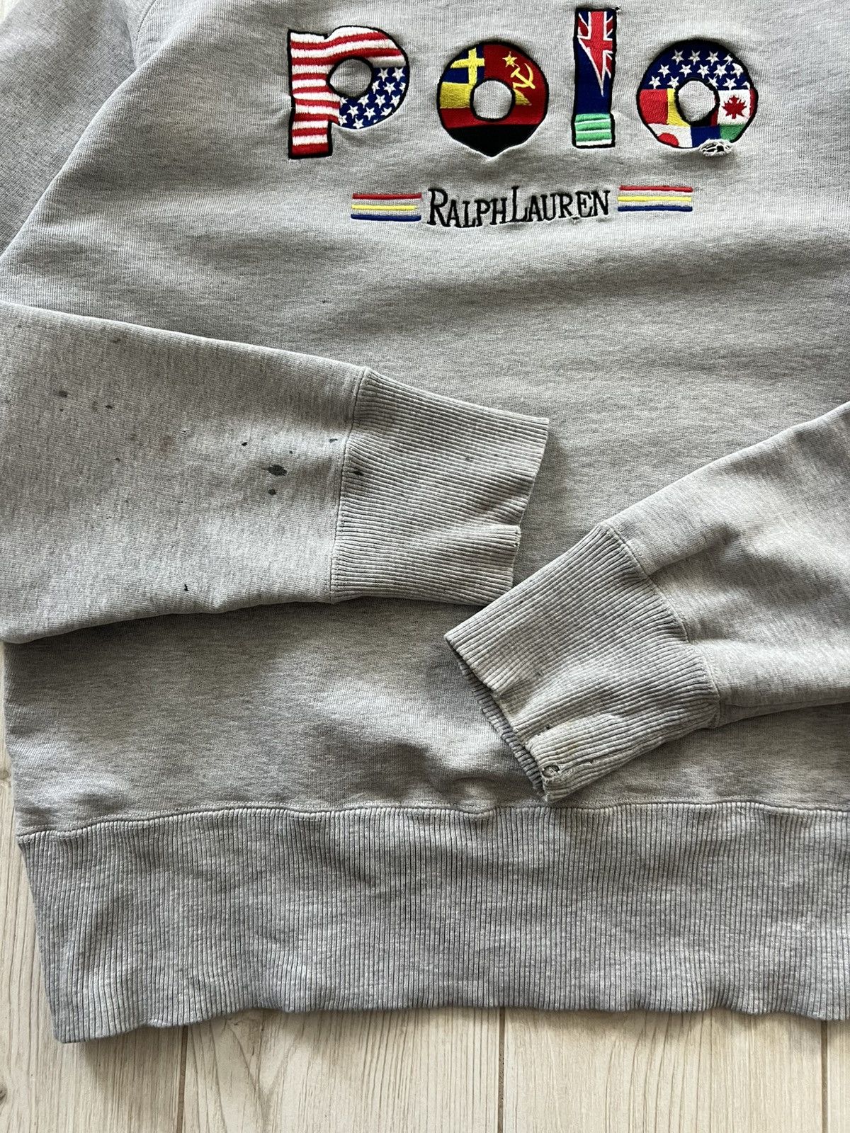 Polo Ralph Lauren Vintage Polo Ralph International Competitions Nations Flag Size US L / EU 52-54 / 3 - 11 Thumbnail