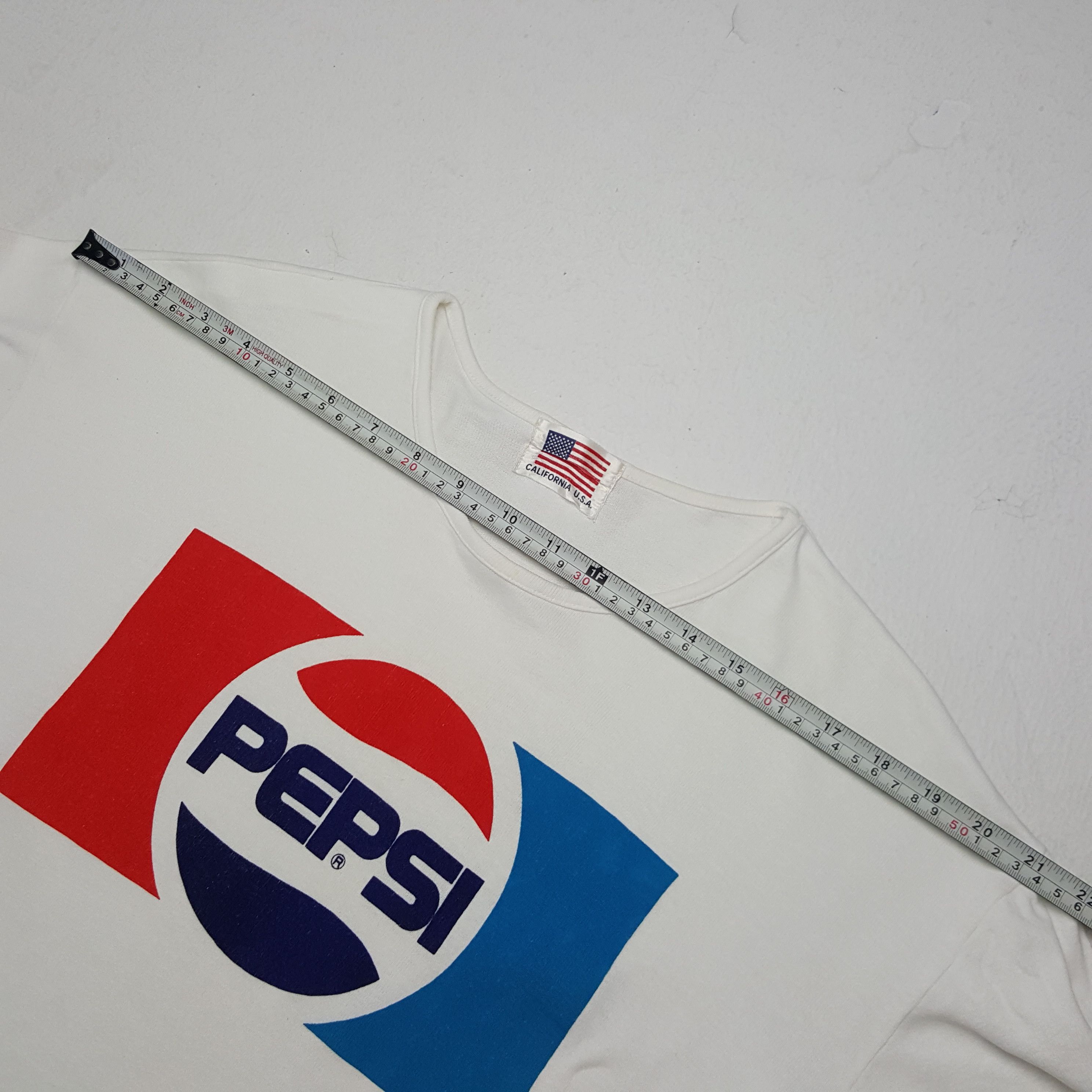 Pepsi × Vintage Vintage Pepsi Soda Drink Long Sleeve Tshirt Size US M / EU 48-50 / 2 - 5 Thumbnail