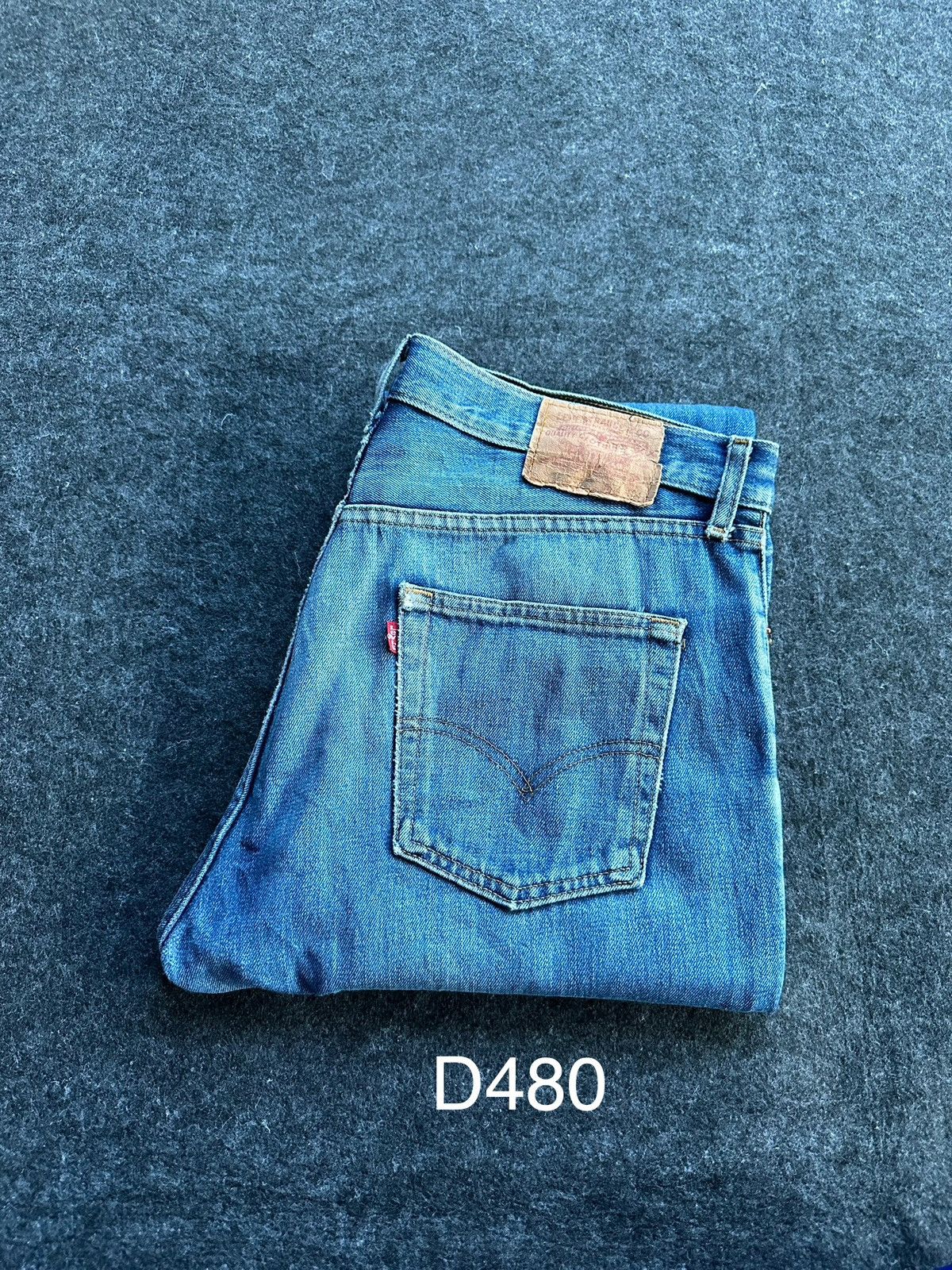 Levi's × Levi's Vintage Clothing × Vintage Vintage Levis 505 Thrashed Distressed Denim D480 Size US 36 / EU 52 - 21 Thumbnail