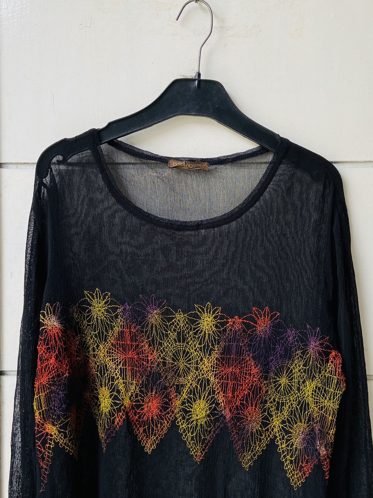 Other COSA-NOSTRA Black Mesh Long Sleeve T-Shirt Size US M / EU 48-50 / 2 - 9 Thumbnail