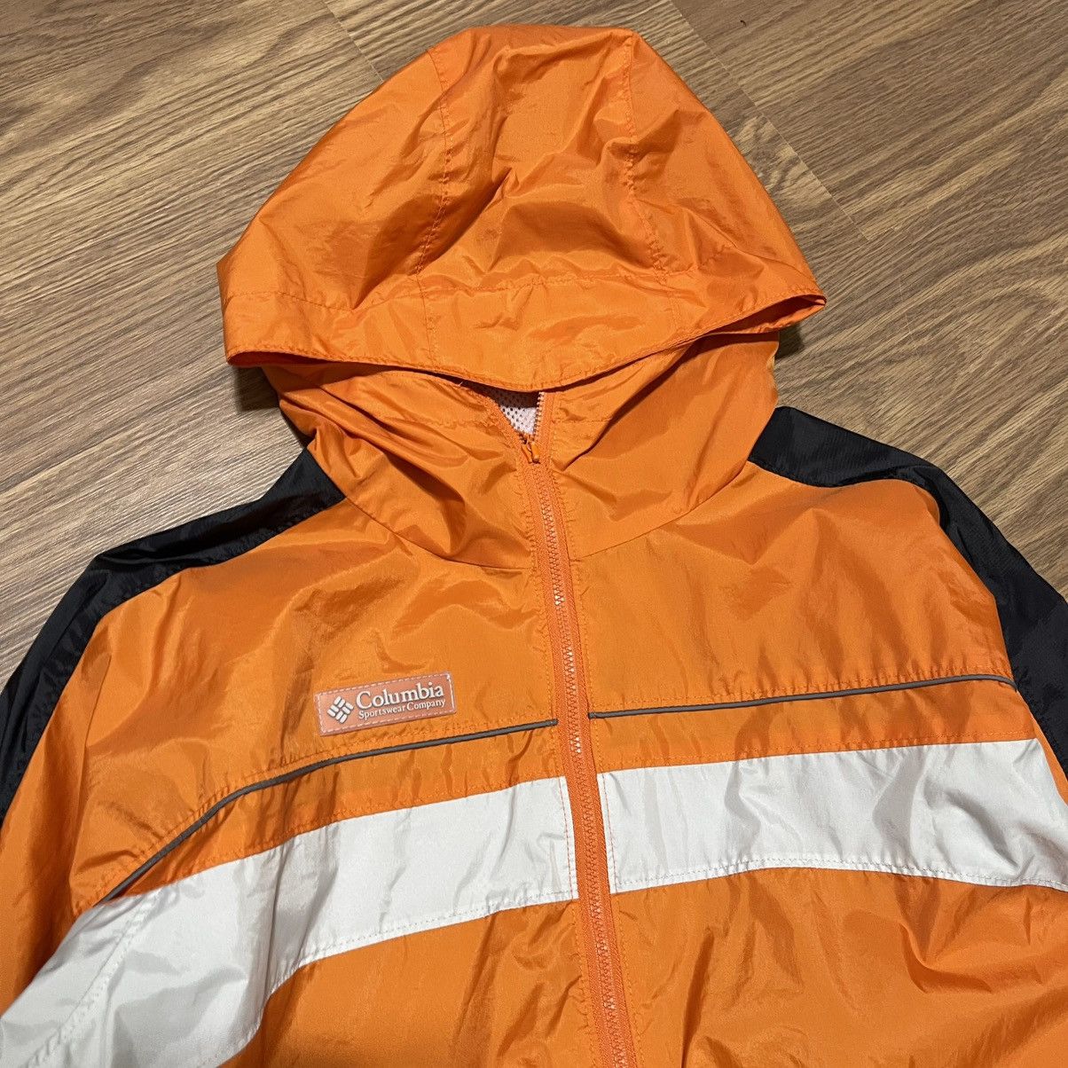 Columbia Vintage orange columbia lightweight hooded rain jacket Size US M / EU 48-50 / 2 - 6 Thumbnail