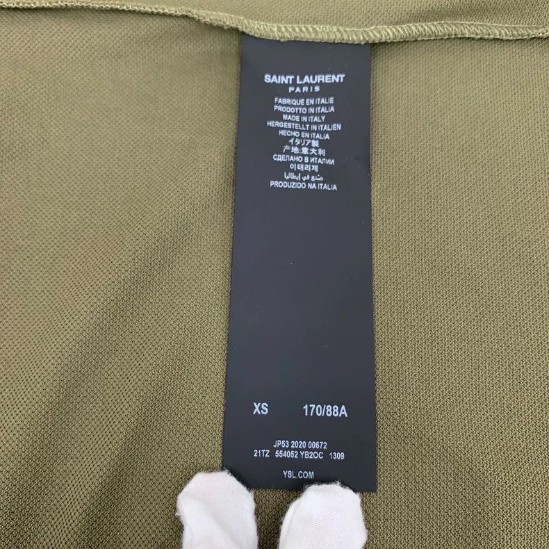 Polo Ralph Lauren POLO RALPH LAUREN Army green logo embroidered cotton lapel Size XS / US 0-2 / IT 36-38 - 6 Thumbnail