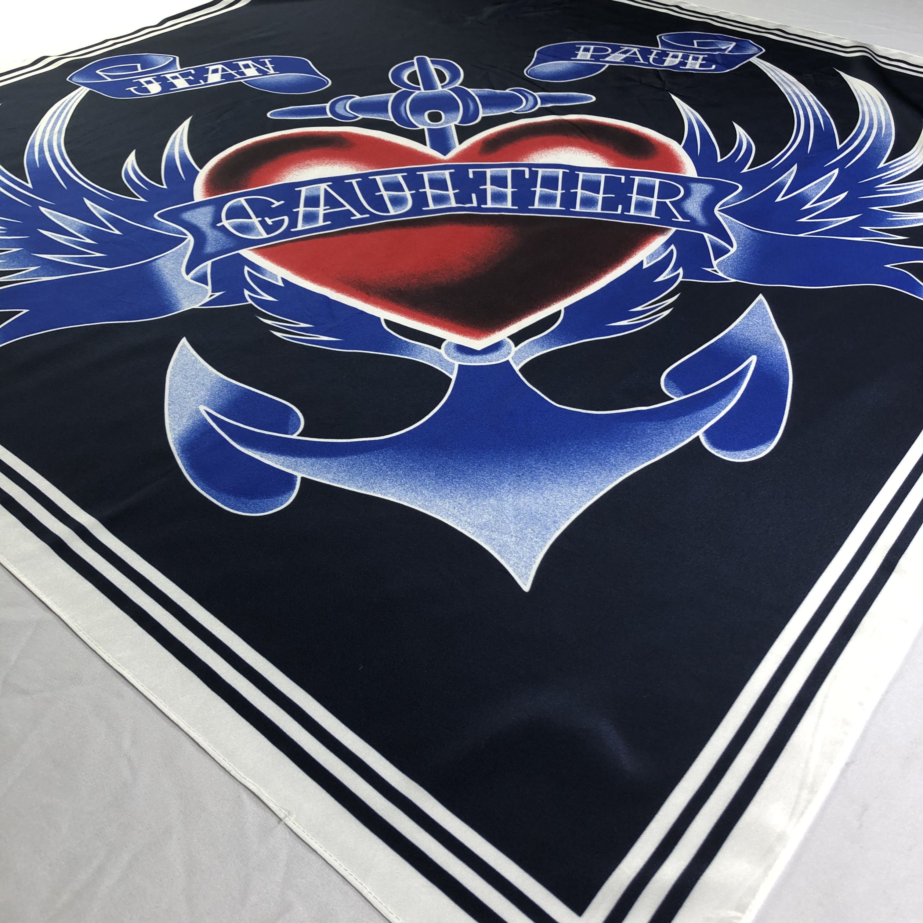 Jean Paul Gaultier × Vintage Vintage Jean Paul Gaultier Silk Scarf Size ONE SIZE - 3 Thumbnail
