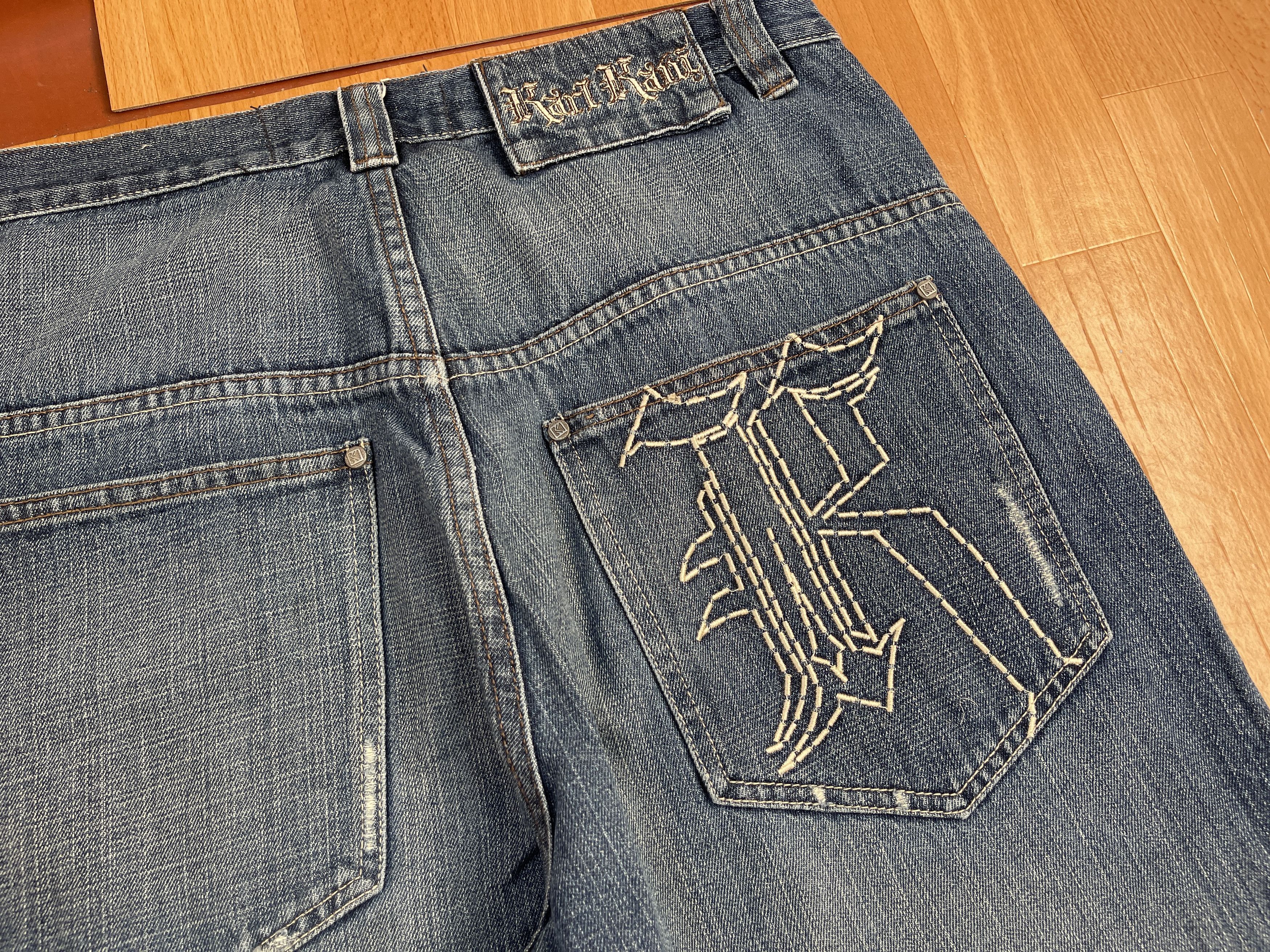Karl Kani KARL KANI jeans, baggy, vintage Kani jeans, 90s hip hop W 32 Size US 32 / EU 48 - 6 Thumbnail