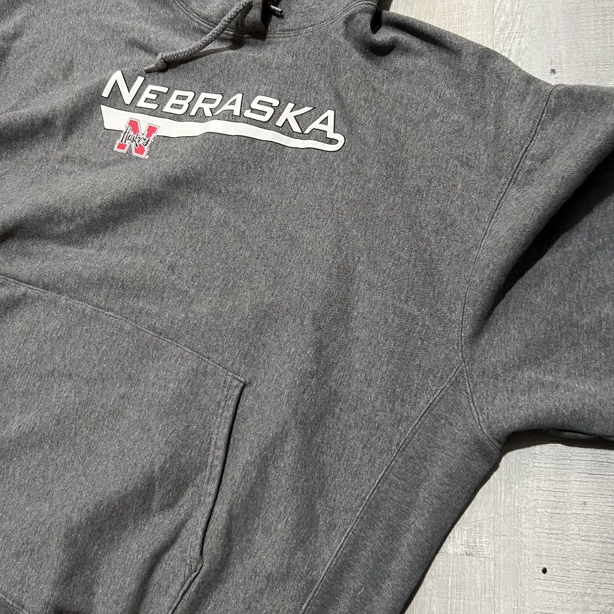 Champion × Vintage VTG Champion Reverse Weave Nebraska Huskers College Hoodie Size US XXL / EU 58 / 5 - 4 Thumbnail