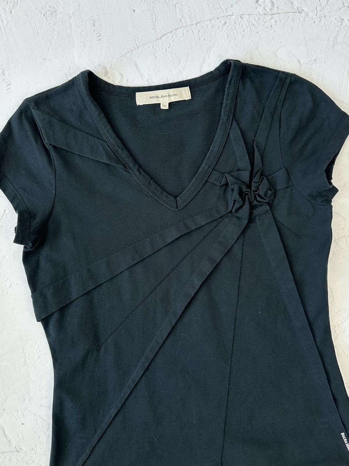 If Six Was Nine × Japanese Brand × Vintage Vintage Black Top Size L / US 10 / IT 46 - 2 Thumbnail