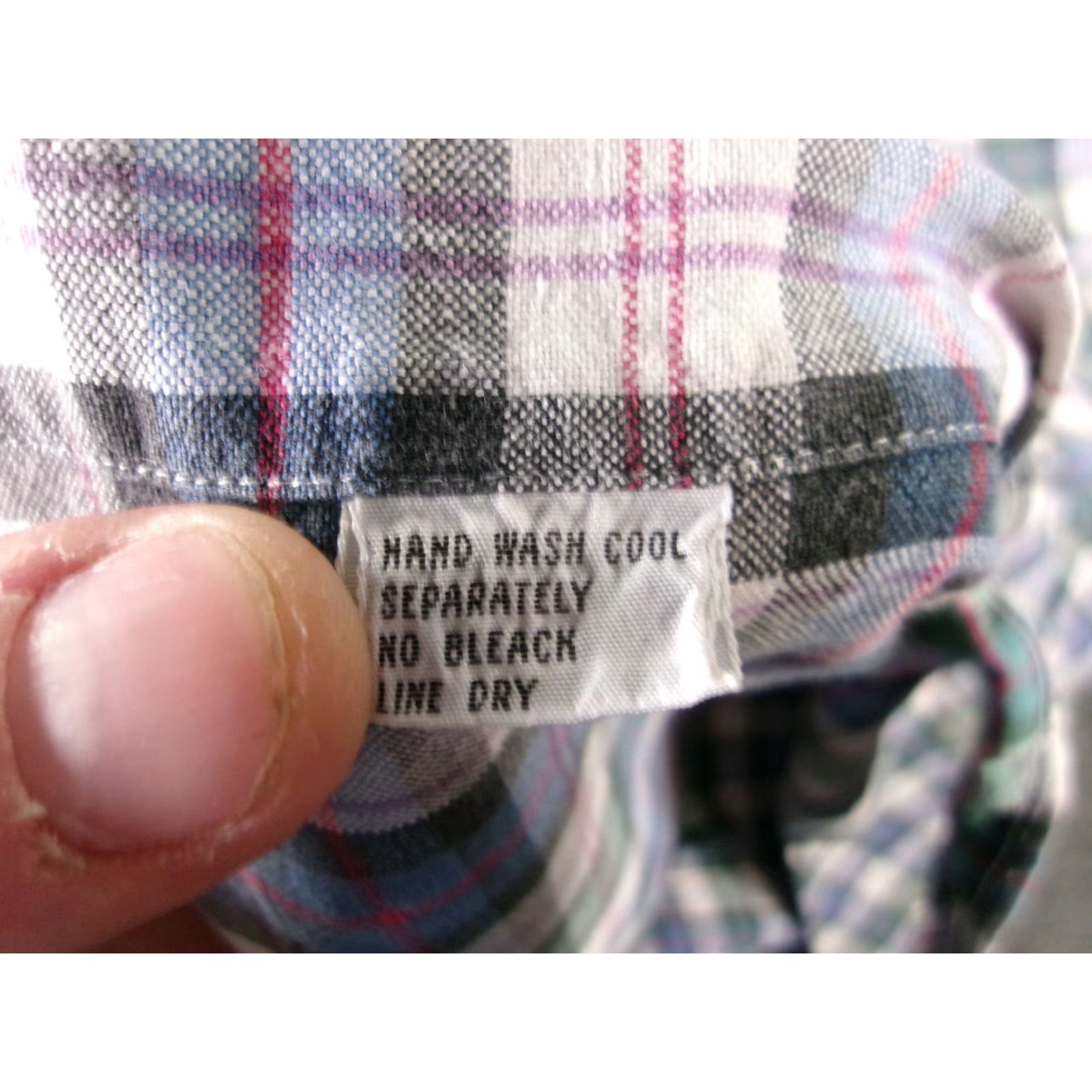 Ralph Lauren VINTAGE Ralph Lauren Chaps Shirt Mens M Plaid Blue Cotton Oxford Button-Up Long Sleeve Size US M / EU 48-50 / 2 - 7 Thumbnail