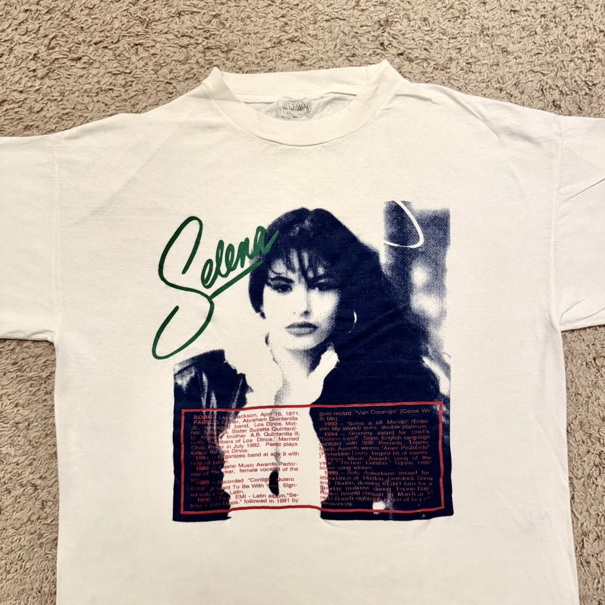 Vintage Vintage 90s Selena Memorial Tee XL Size US XL / EU 56 / 4 - 5 Thumbnail