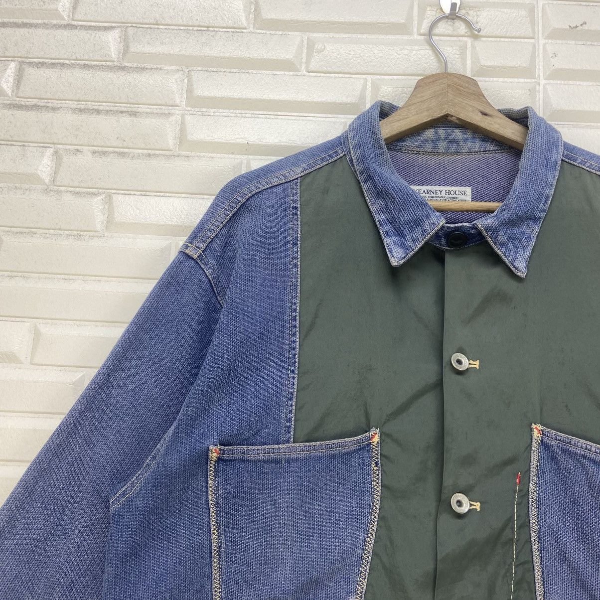 Designer × Japanese Brand × Vintage 🔥 Kearney House Sashiko Boro Indigo Two-tone Jacket Size US M / EU 48-50 / 2 - 7 Thumbnail