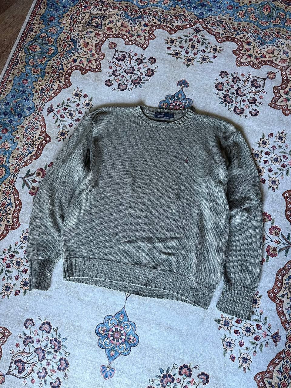 Polo Ralph Lauren × Vintage Vintage Polo Ralph Lauren Knit Sweater Size US L / EU 52-54 / 3 - 1 Thumbnail