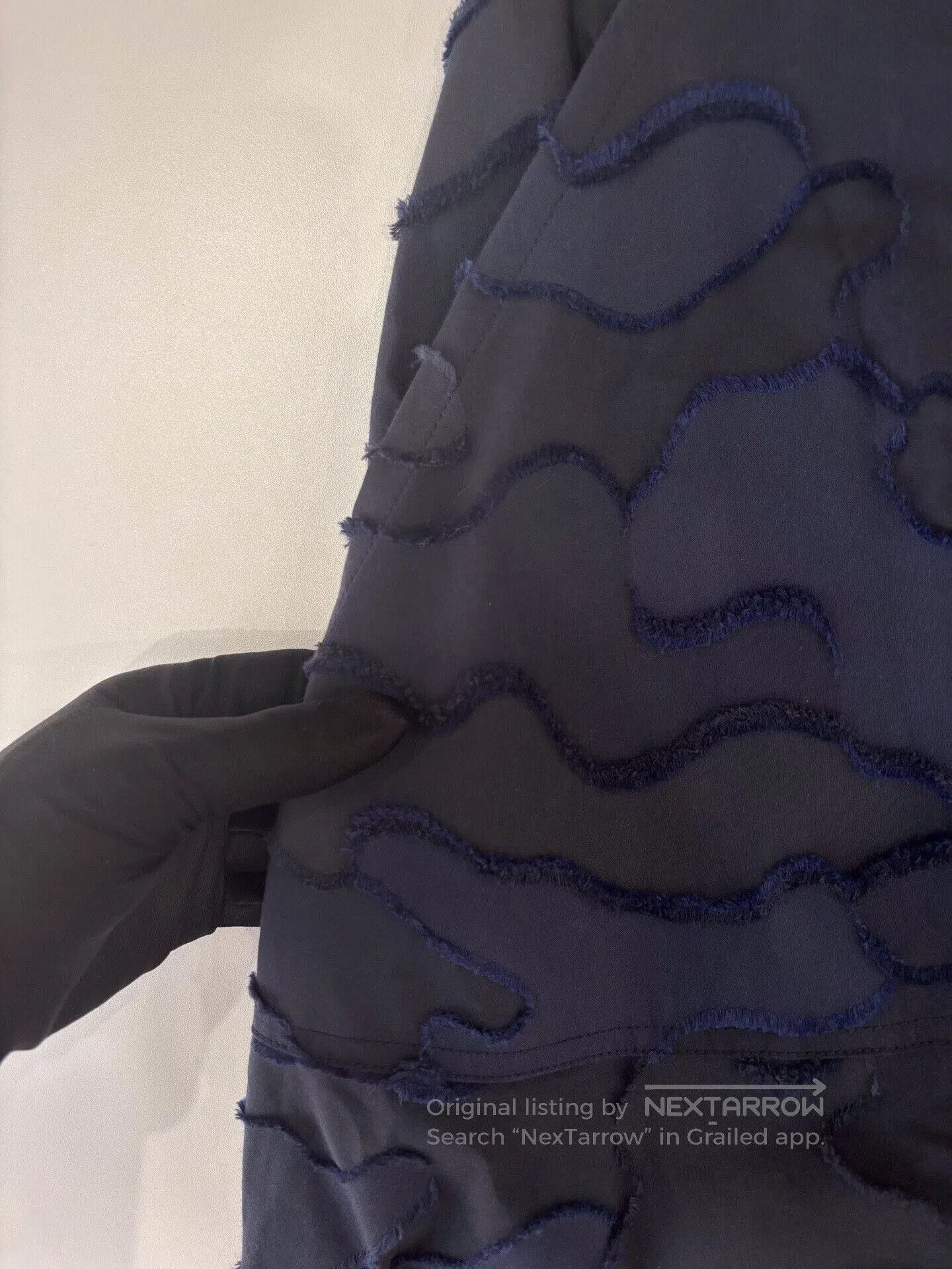 Dior Dior Camouflage Wave Logo Blue Skirt. Size 41" - 4 Thumbnail