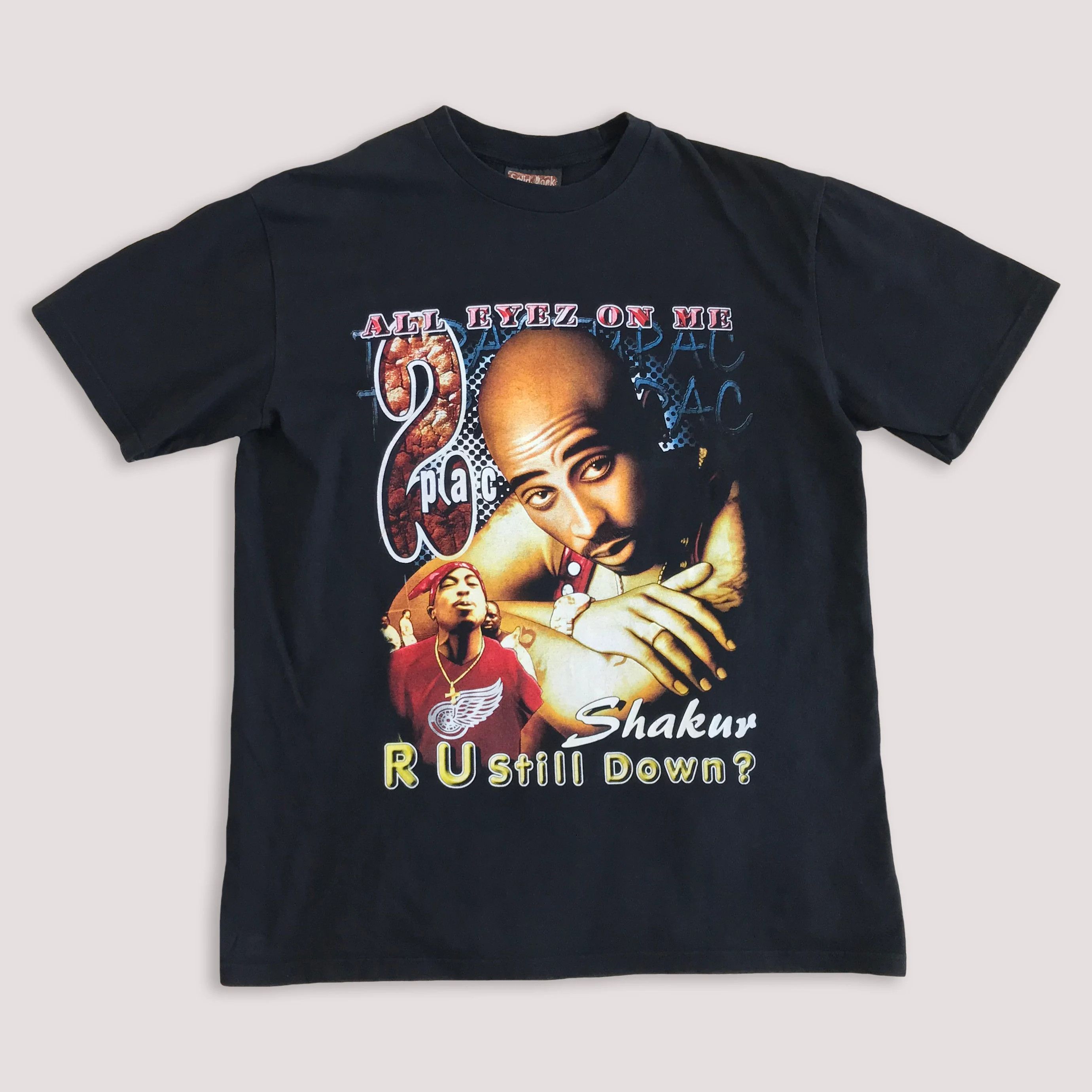 Rap Tees Vintage 90s 2pac t shirt Tupac Tee Rap Hip hop Thug Life Size US L / EU 52-54 / 3 - 2 Thumbnail