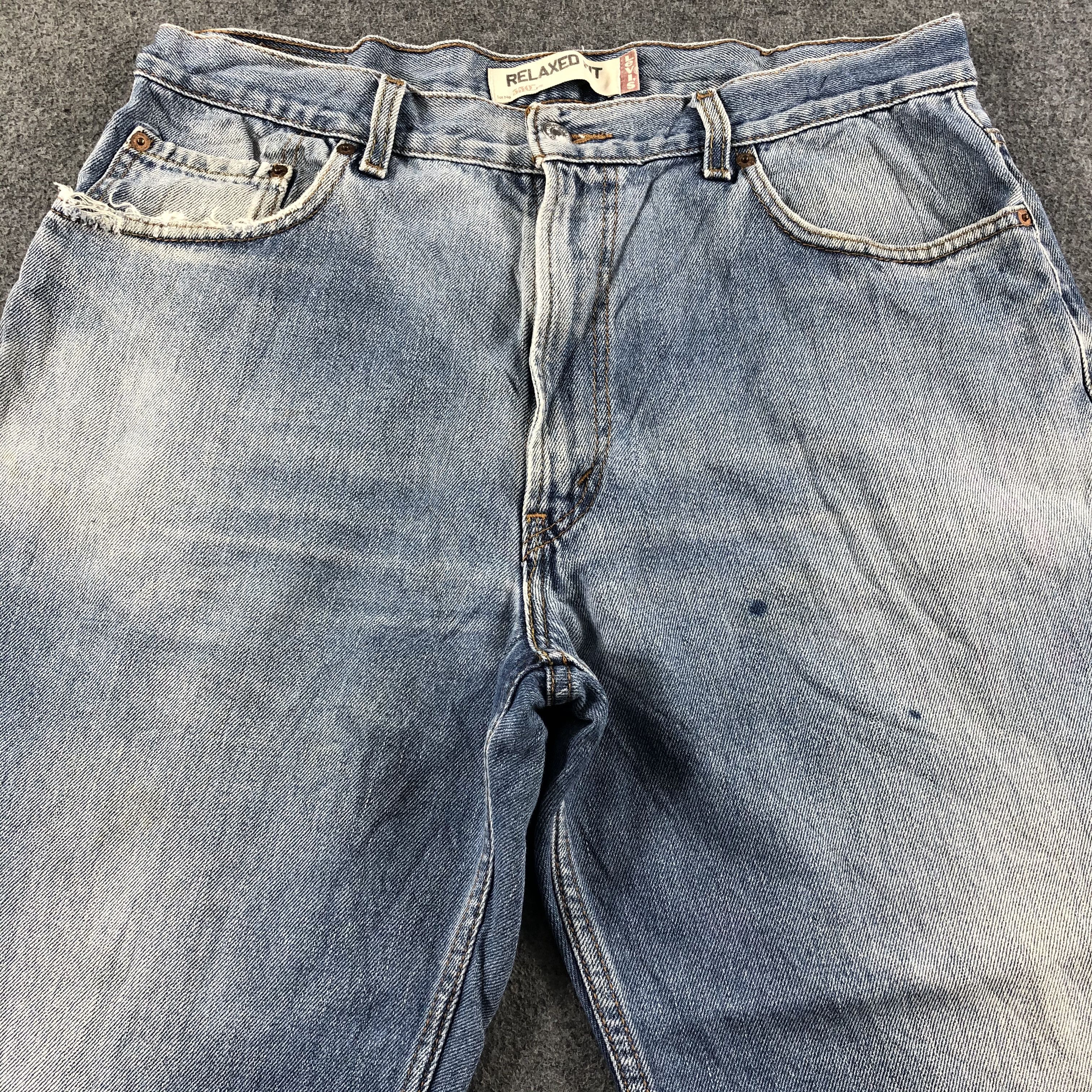 Levi's Vintage Blue Wash Levis 550 Jeans-J2638 Size US 34 / EU 50 - 3 Thumbnail