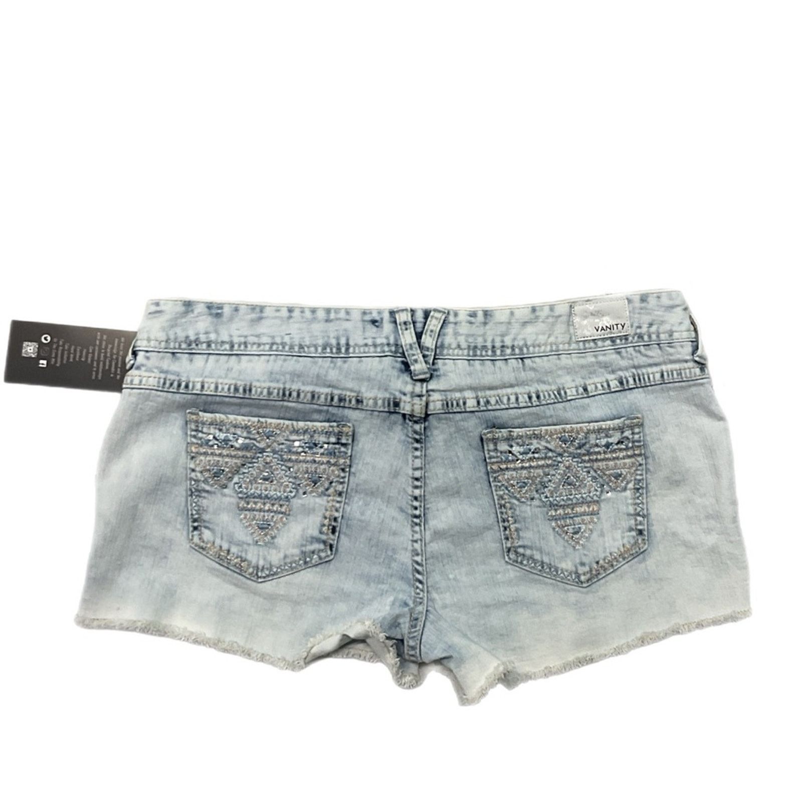 Vintage Premium Vanity Collection Light Blue Denim Shorts Size 34" / US 12 / IT 48 - 2 Thumbnail