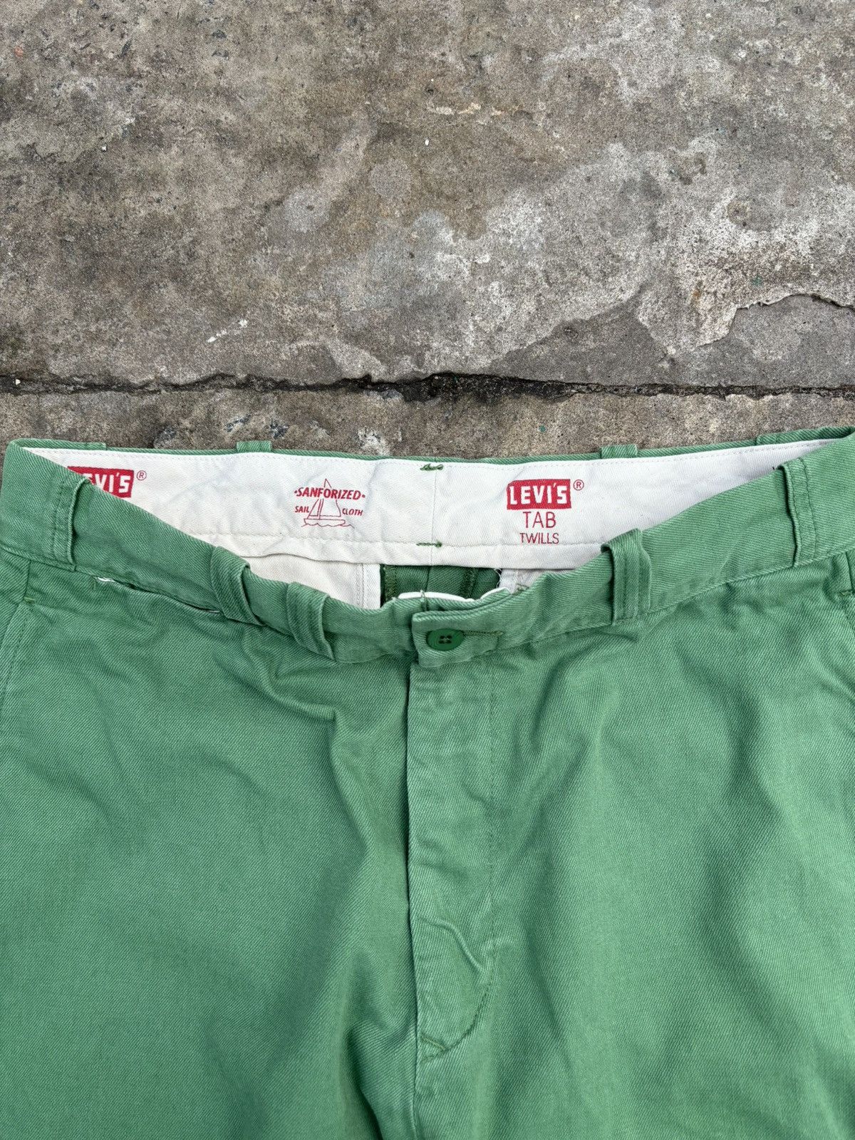 Levi's × Levi's Vintage Clothing LVC Levis Tab Twill 1950s Chino Sanforized Sailing Pants Size US 31 - 4 Thumbnail