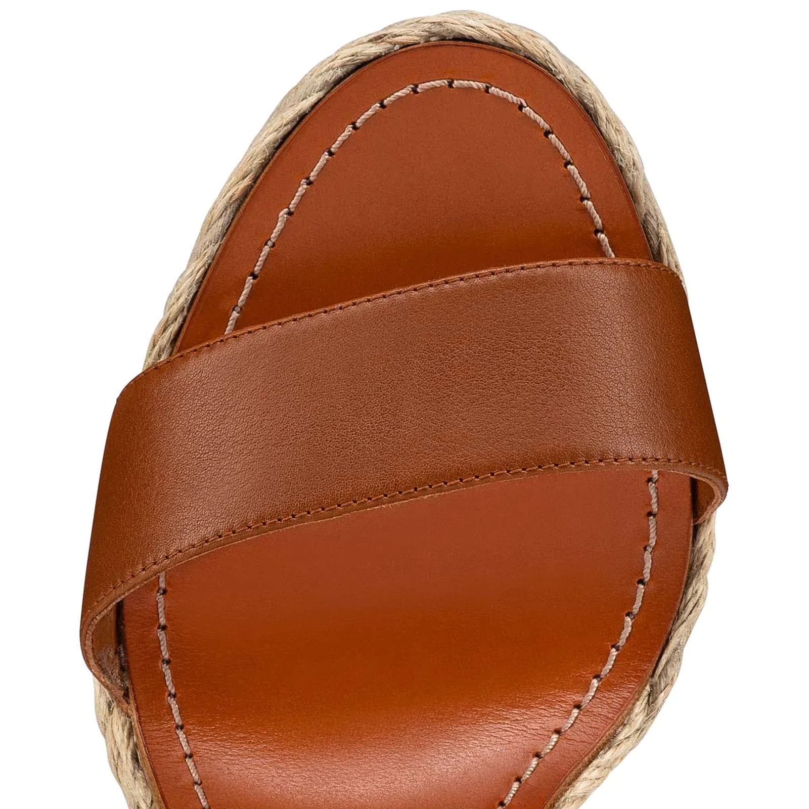 Christian Louboutin Chocazeppa Spikes 120 Cuoio Brown Platform Wedge Sandal 42 Size US 12 / IT 42 - 6 Thumbnail