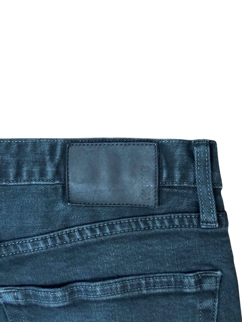 Vintage S.M.N. Studio Black Rock Finn Tapered Slim Jeans Size US 31 - 3 Thumbnail