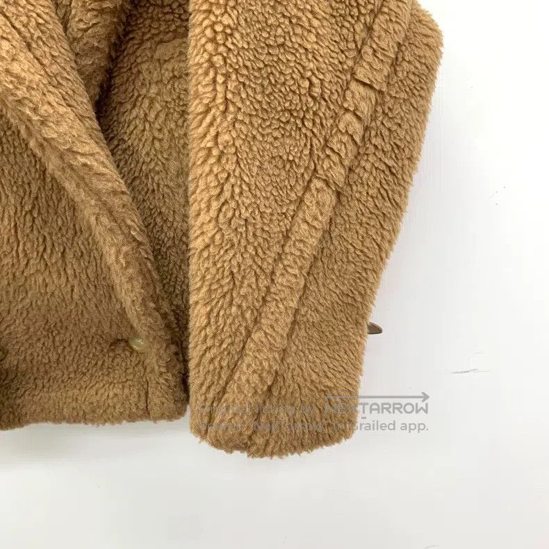 Max Mara Max Mara Brown Camel Hair Collar Double Breasted Short Coa Size L / US 10 / IT 46 - 4 Thumbnail
