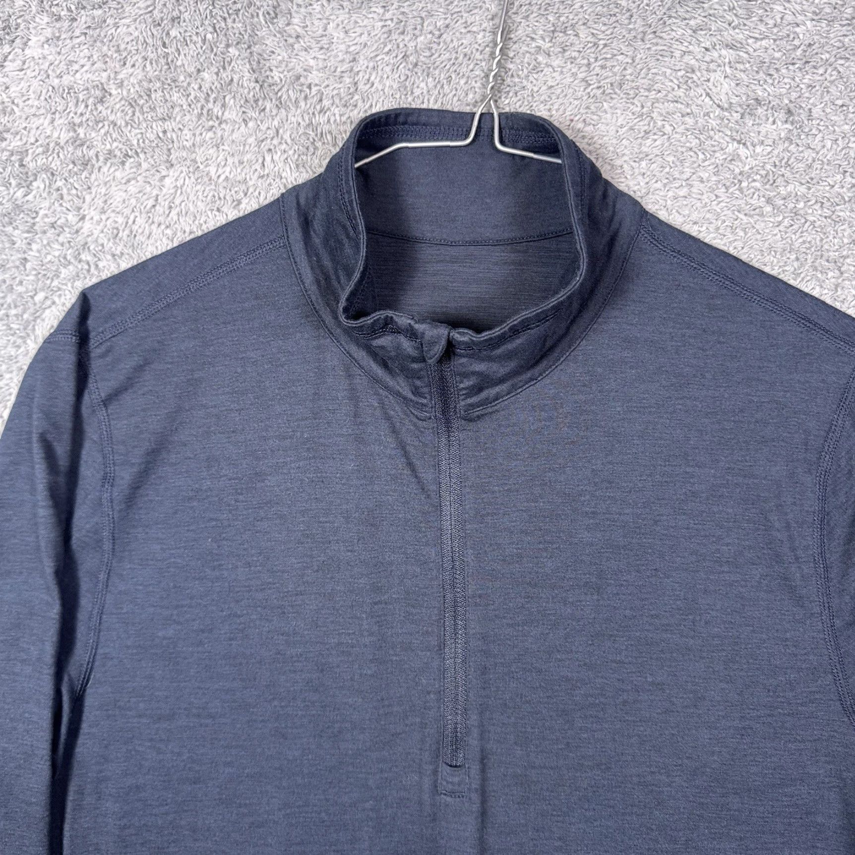 Vuori Vuori Ease Performance Half Zip 2.0 Men M Pullover Golf Jacket V221 Stretch Wick Shirt Regular Blue Golf Size US M / EU 48-50 / 2 - 4 Thumbnail