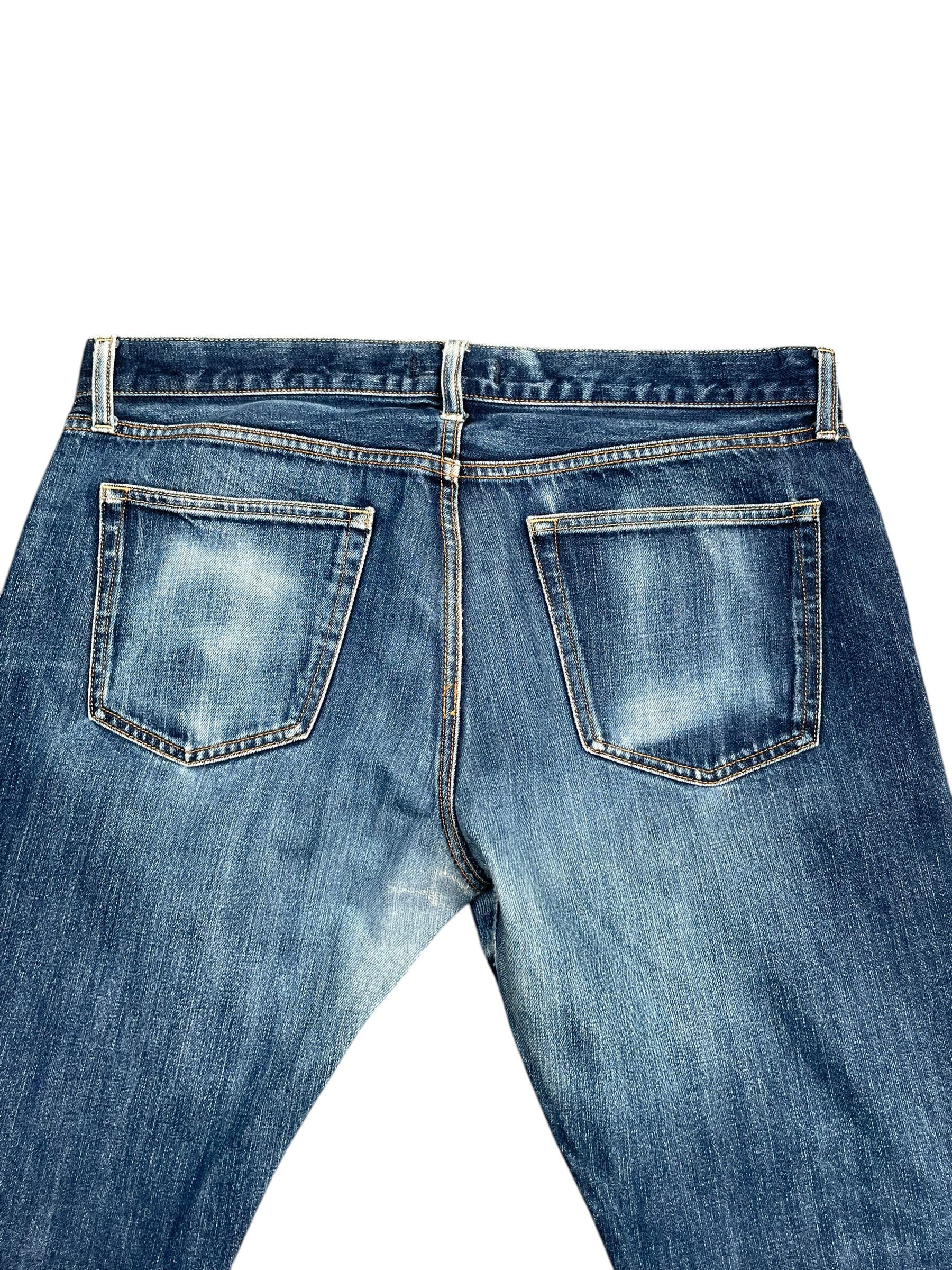 Japanese Brand Uniqlo Redline Selvedge Denim Size US 37 - 5 Thumbnail