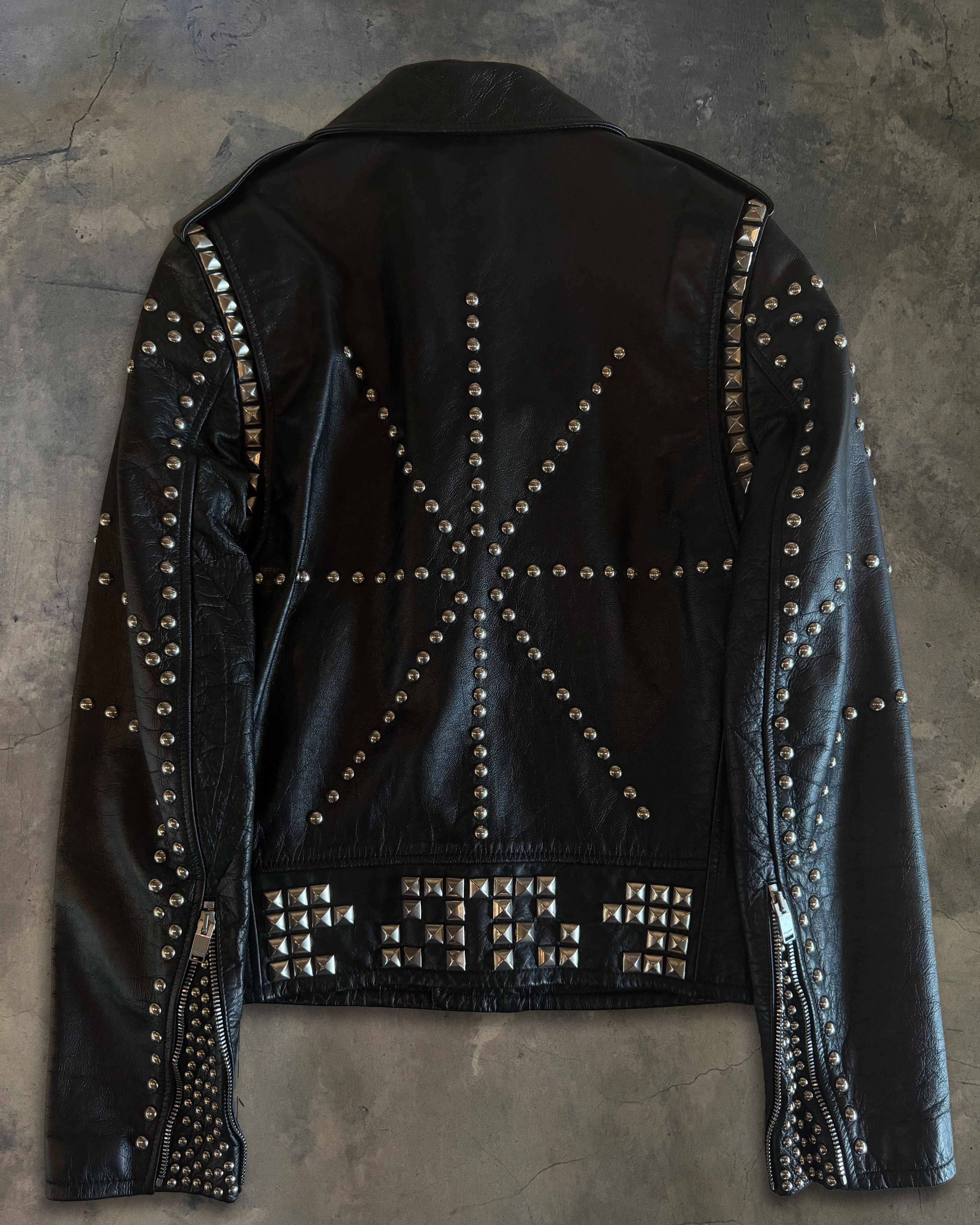 Saint Laurent Paris SAINT LAURENT FW2016 "PALLADIUM" STUDDED LEATHER JACKET Size US S / EU 44-46 / 1 - 4 Thumbnail