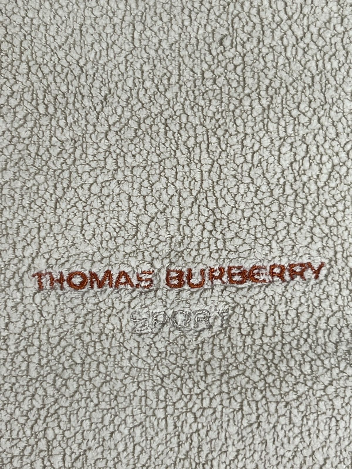 Burberry Vintage Y2K Thomas Burberry Sport Creamy Fleece Sweatshirt Size US S / EU 44-46 / 1 - 4 Thumbnail