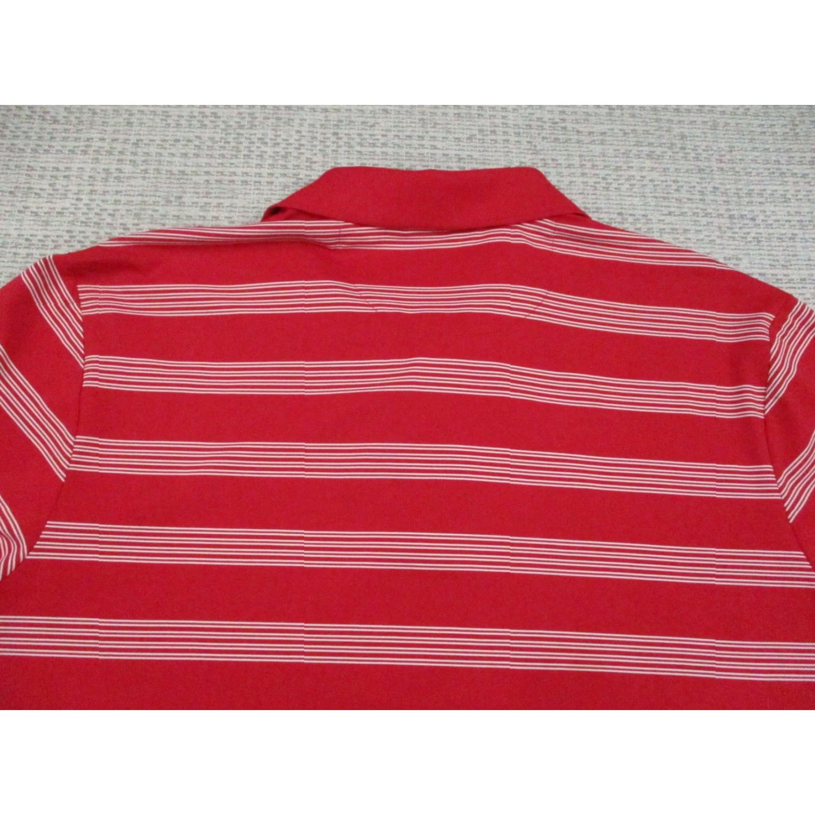 Chaps Chaps Golf Shirt Mens XL Red White Striped Stay-Dry Performance Polo Casual Shirt Polo Shirt Mens XL Red Striped Chaps Golf Stay-Dry Performance Polo Size US XL / EU 56 / 4 - 7 Thumbnail