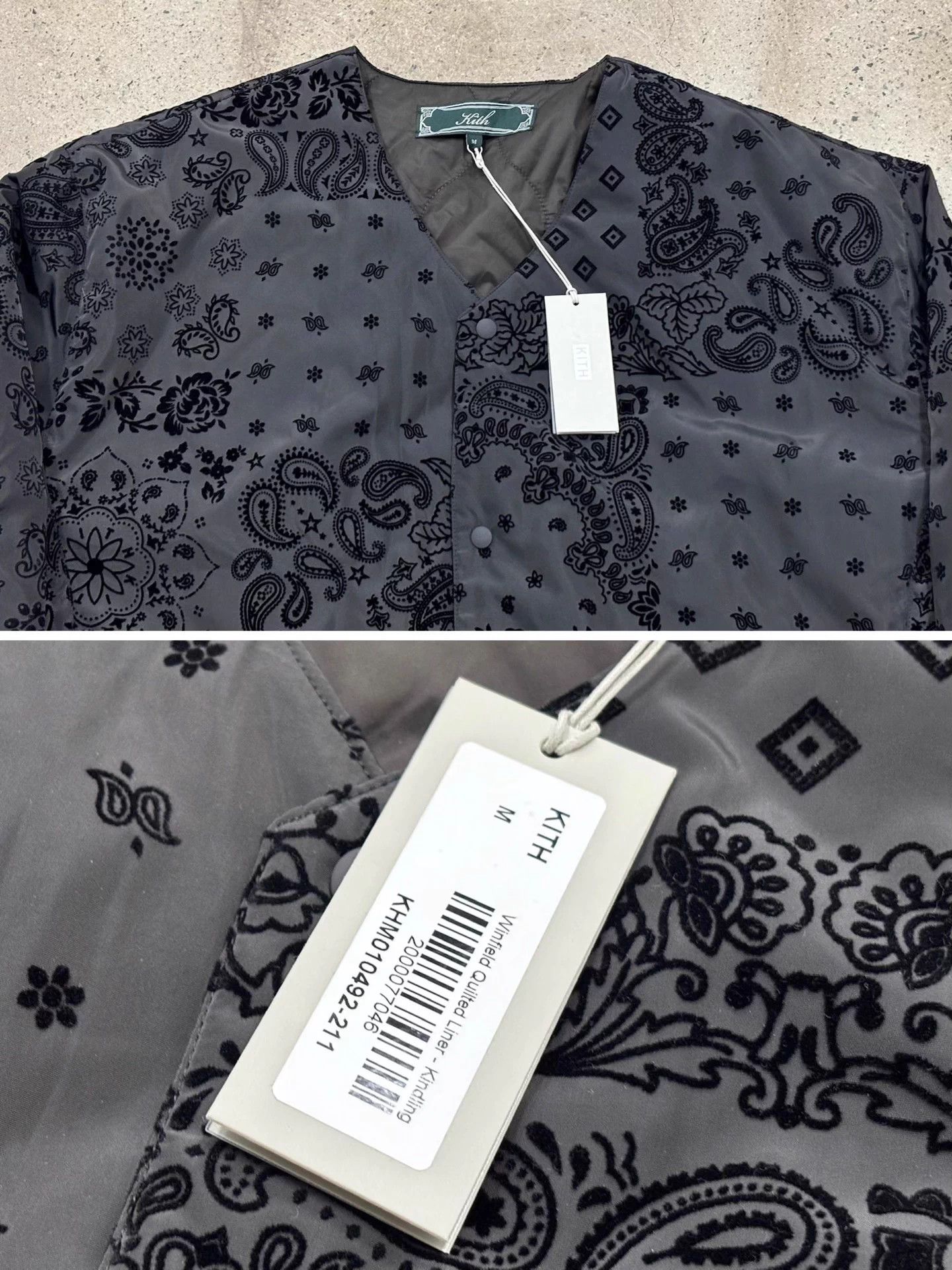 Kith Kith Paisley Quilted Nylon Bomber Jacket M Size US M / EU 48-50 / 2 - 4 Thumbnail
