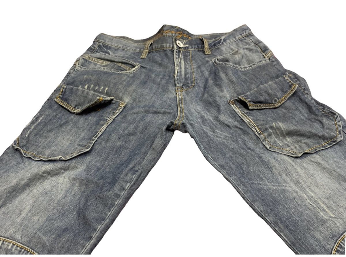 Desigual × Japanese Brand DESIGUAL FLARED MULTIPOCKET STYLISH DENIM Size US 33 - 6 Thumbnail