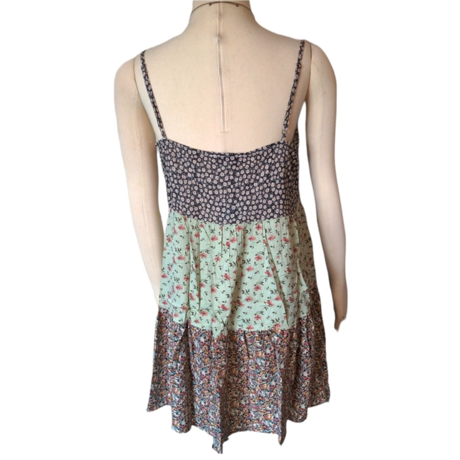 Other HAYDEN Heather Retro Look Floral Tiered Dress 90s Y2K Vibes Size S / US 4 / IT 40 - 7 Thumbnail