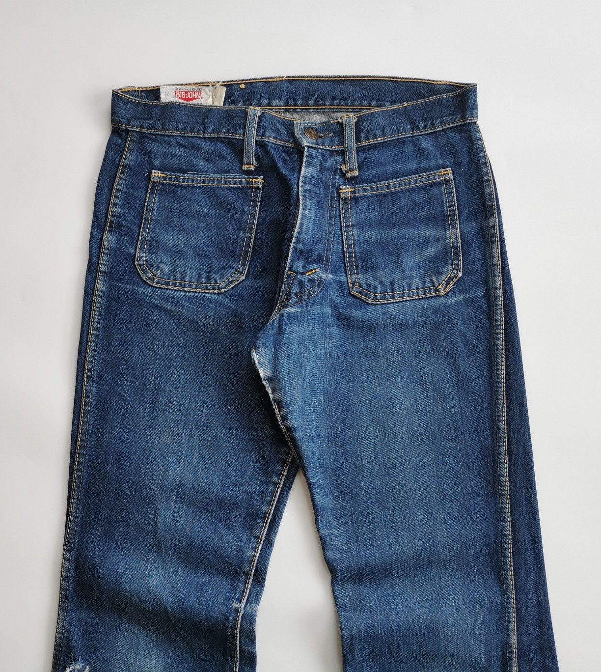 Big John Vintage 70s 80s Big John Flare Bootcut Bell Bottom Jeans Size US 30 / EU 46 - 4 Thumbnail