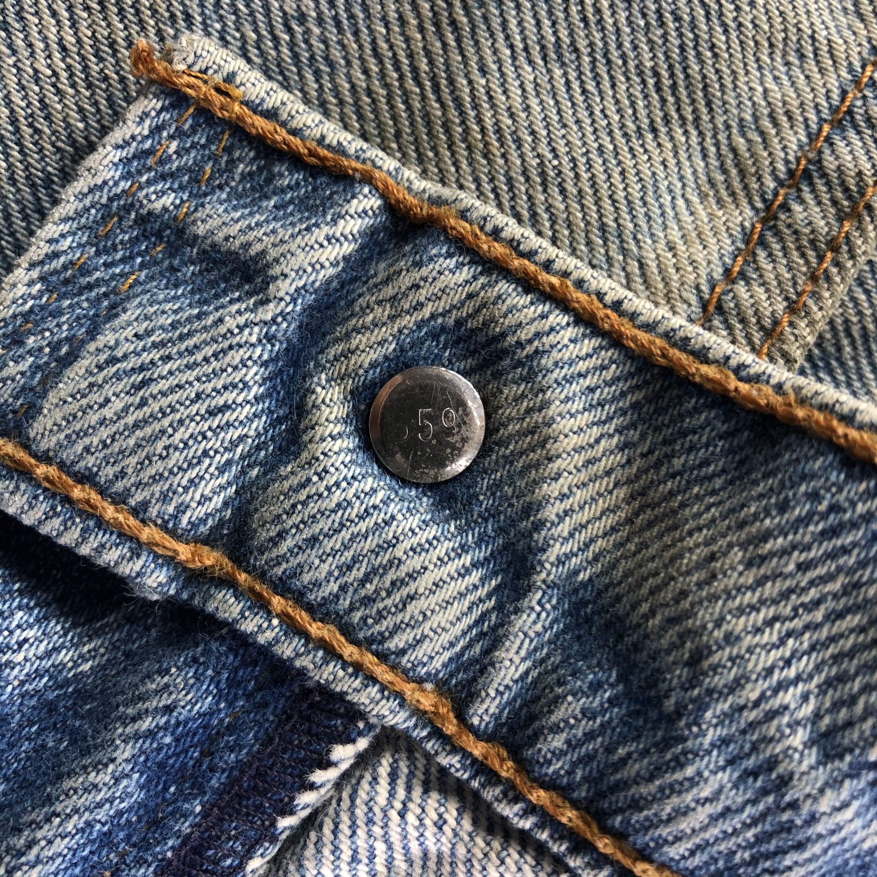 Levi's Vintage 90s Levis Jeans 606 Dirty Wash Denim KJ2481 Size US 28 / EU 44 - 8 Thumbnail