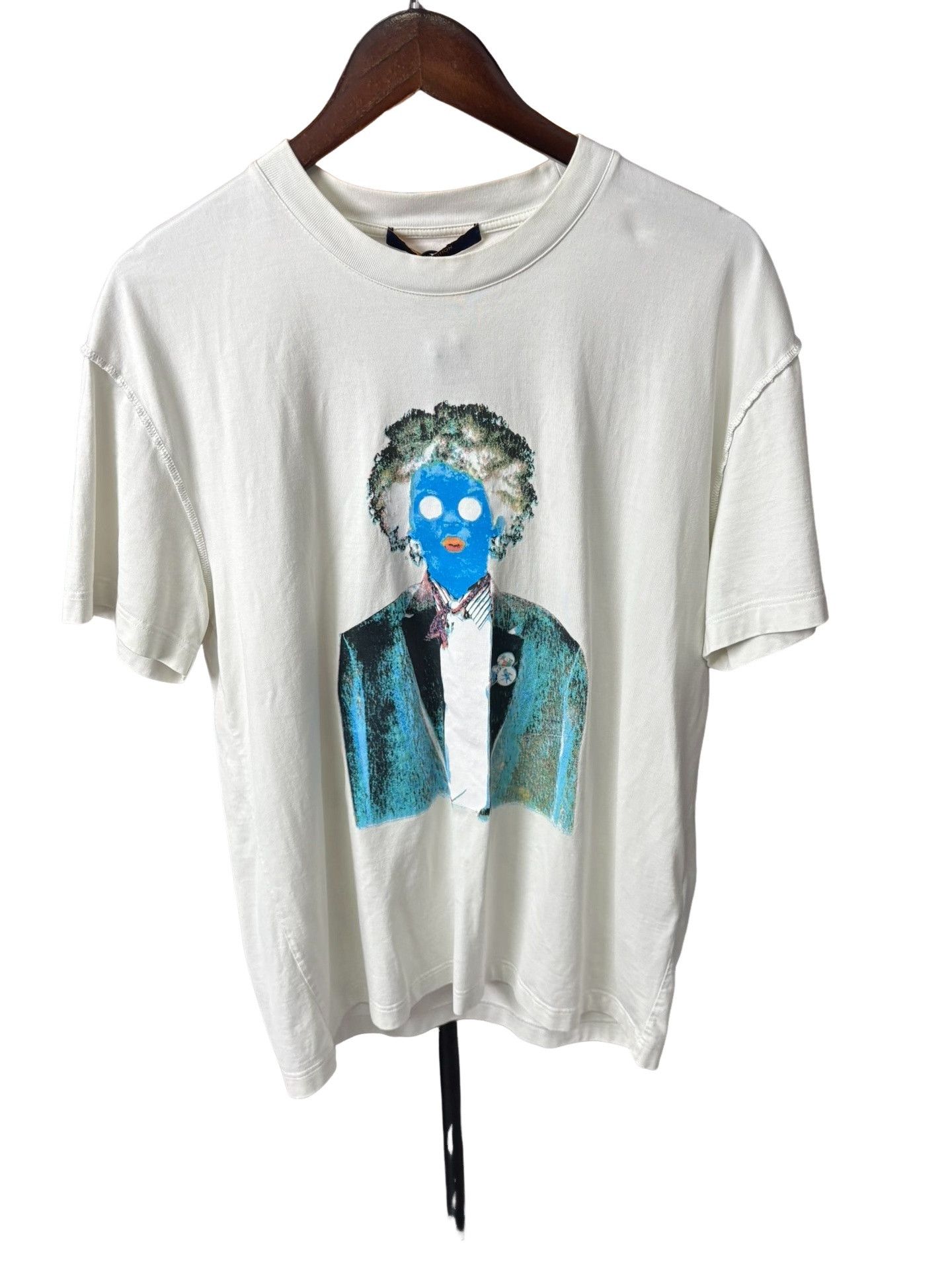 Louis Vuitton Louis Vuitton Portrait Print Graphic T-Shirt M Size US M / EU 48-50 / 2 - 1 Thumbnail