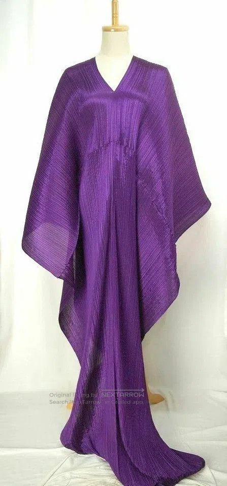 Issey Miyake Issey Miyake size:one size Purple Cloud Cape Shawl Scarf E Size XXS / US 00 / IT 34 - 1 Thumbnail